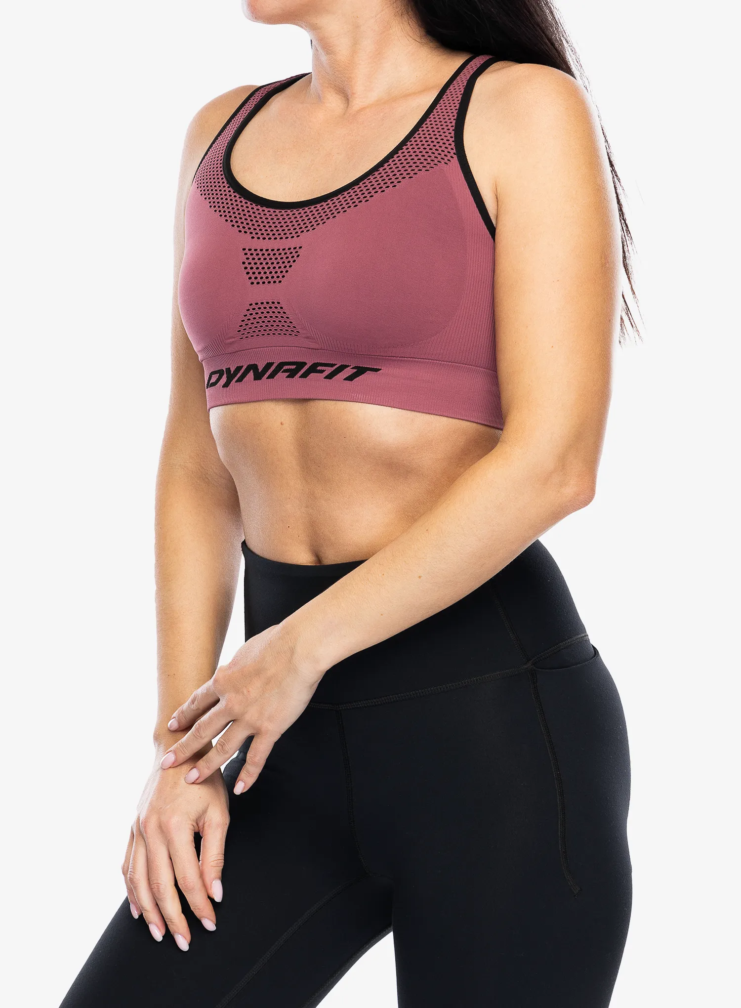Sportovní podprsenka Dynafit Speed Bra - dark rose