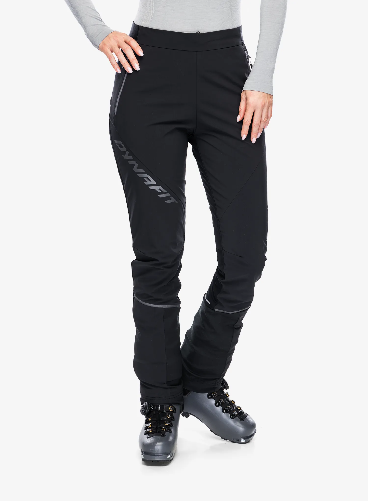 Skialpové kalhoty dámské Dynafit Speed DST Pant - black out/magnet