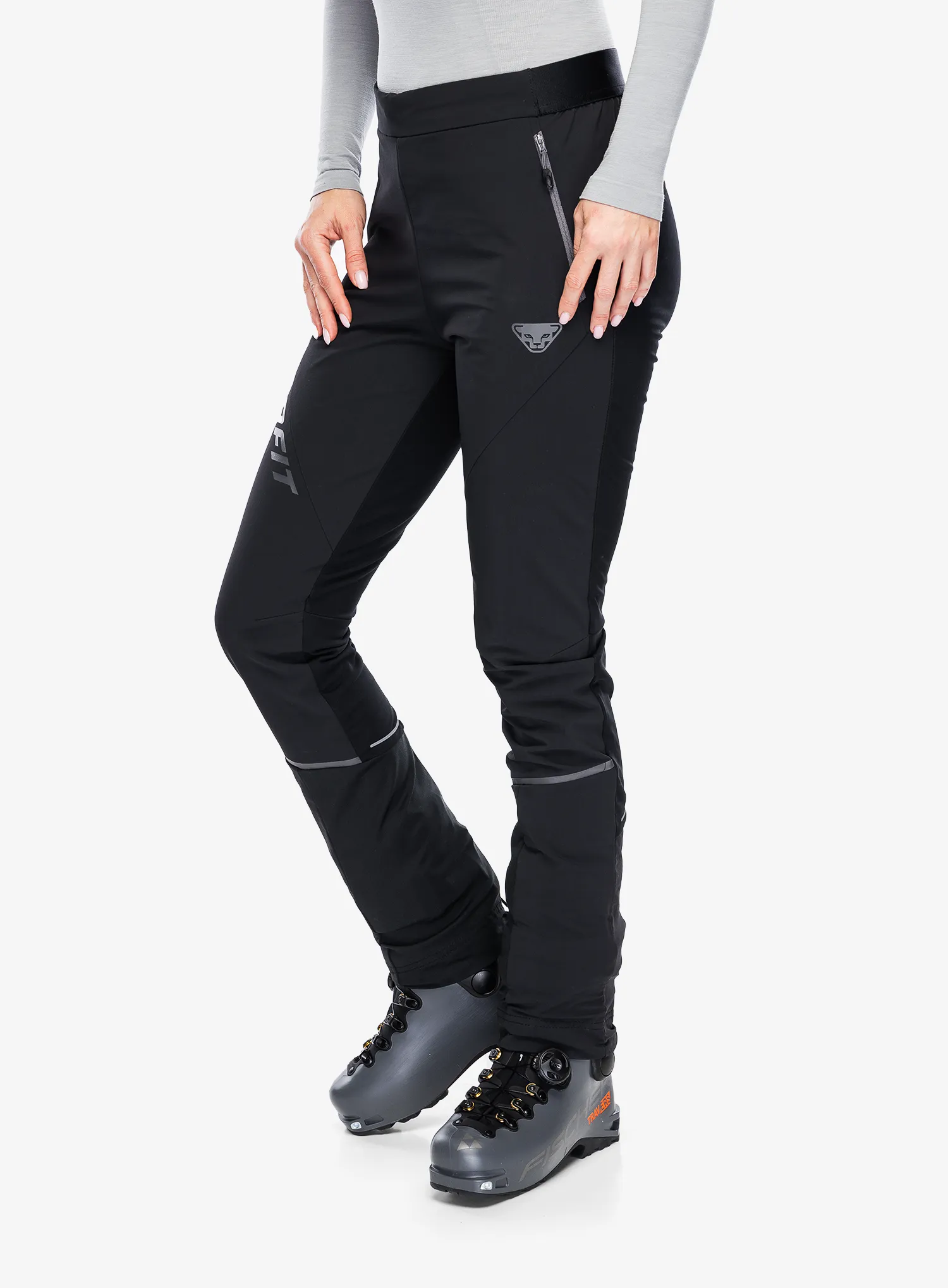 Skialpové kalhoty dámské Dynafit Speed DST Pant - black out/magnet