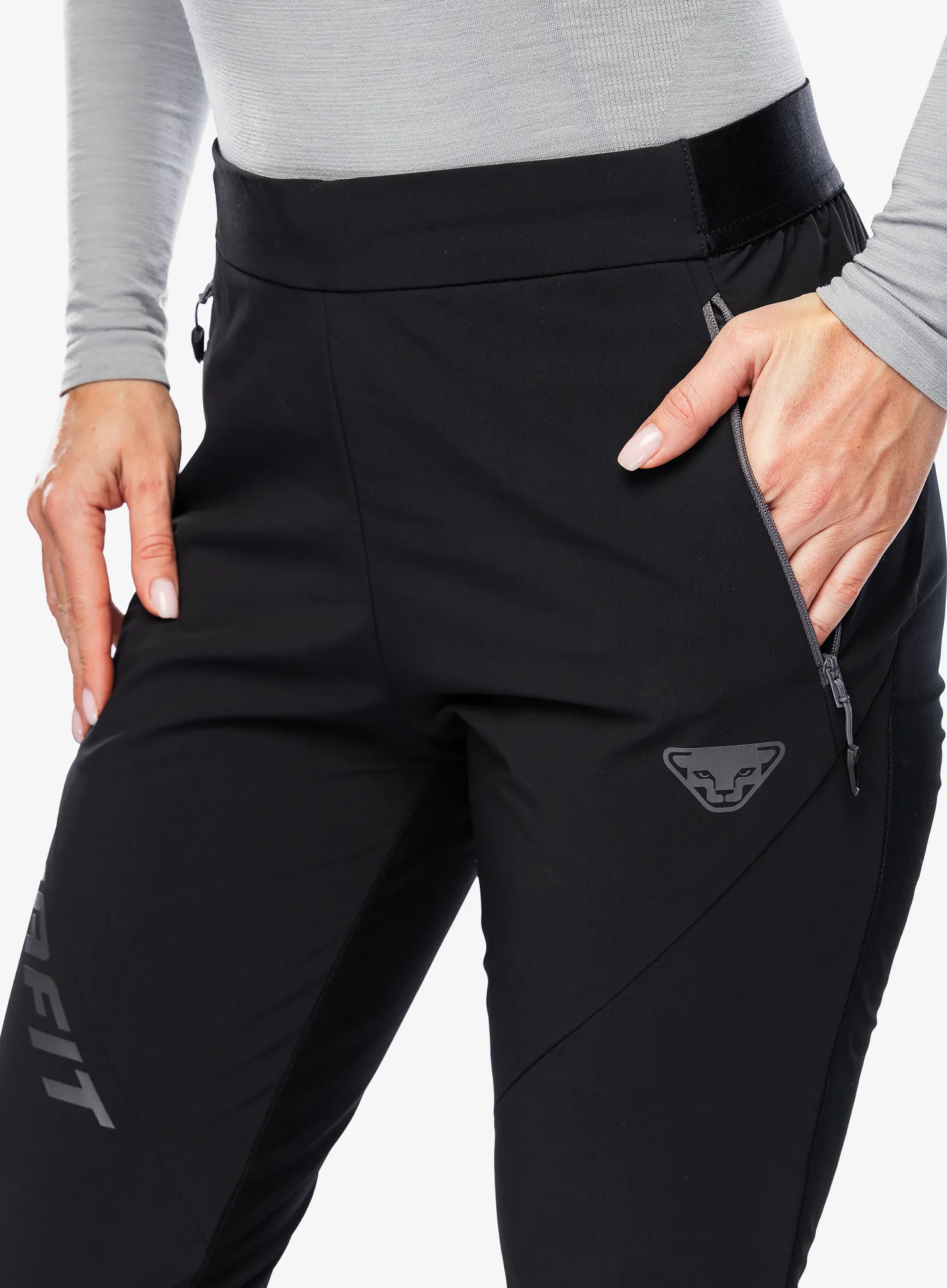 Skialpové kalhoty dámské Dynafit Speed DST Pant - black out/magnet