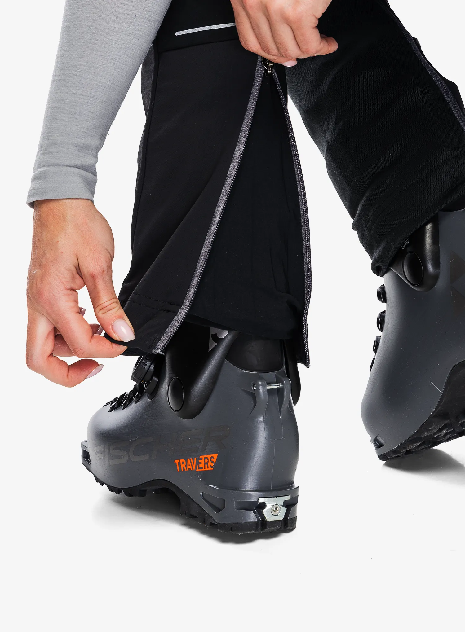 Skialpové kalhoty dámské Dynafit Speed DST Pant - black out/magnet
