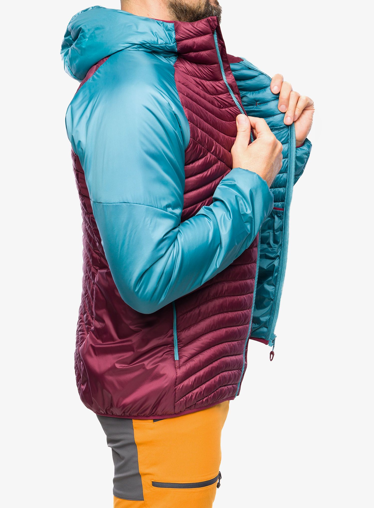 Bunda na skialpinismus Dynafit Speed Insulation Hooded Jacket - storm blue/blue