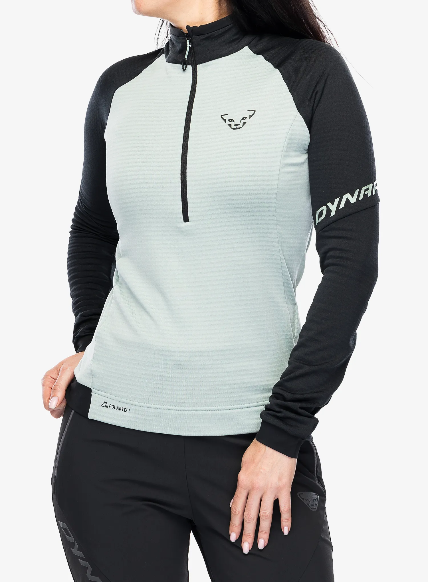 Fleece mikina dámská Dynafit Speed Polartec 1/2 Zip - jadelite