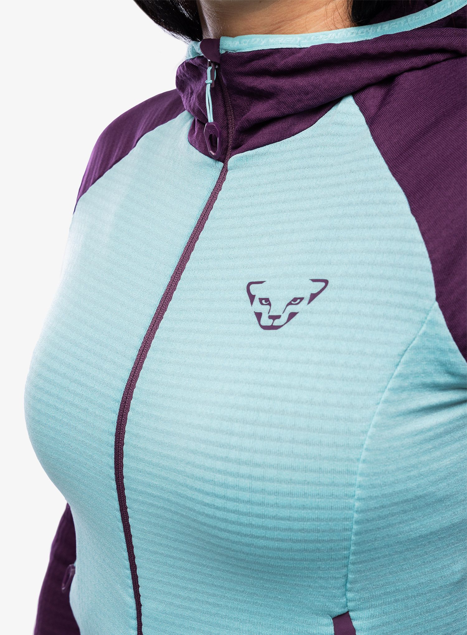 Dámská mikina s kapucí Dynafit Speed Polartec Hooded Jacket - royal purple