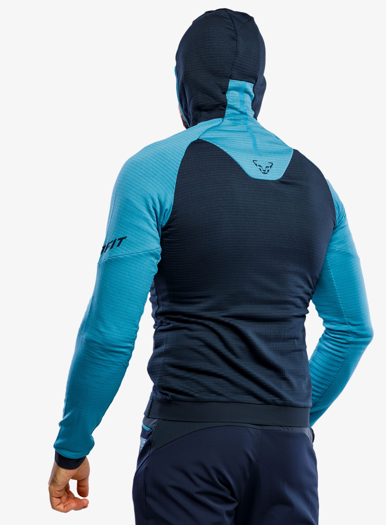 Mikina Dynafit Speed Polartec Hooded Jacket - storm blue