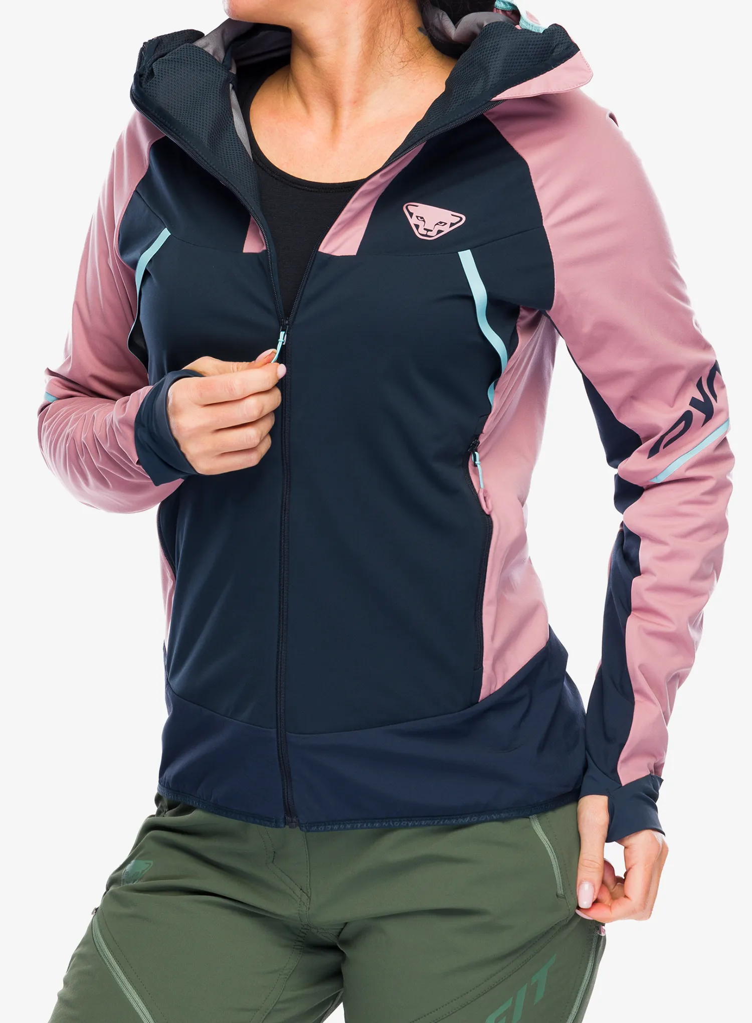 Damska bunda na skialpy Dynafit Speed Softshell Jacket - mokarosa