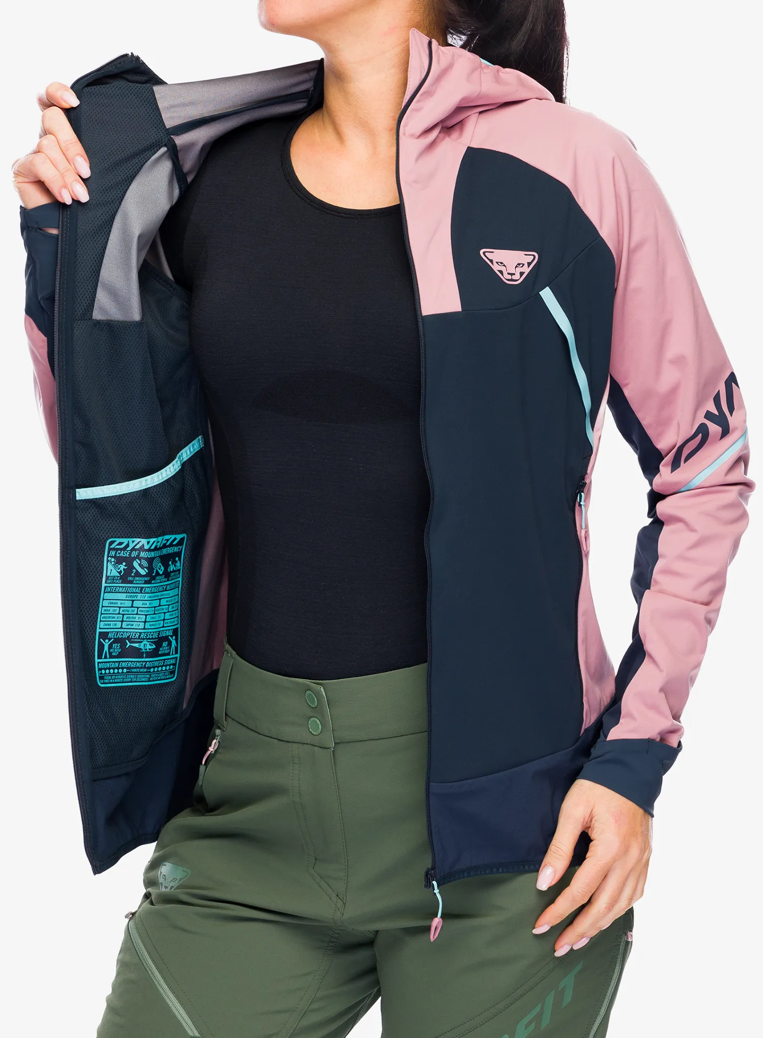 Damska bunda na skialpy Dynafit Speed Softshell Jacket - mokarosa