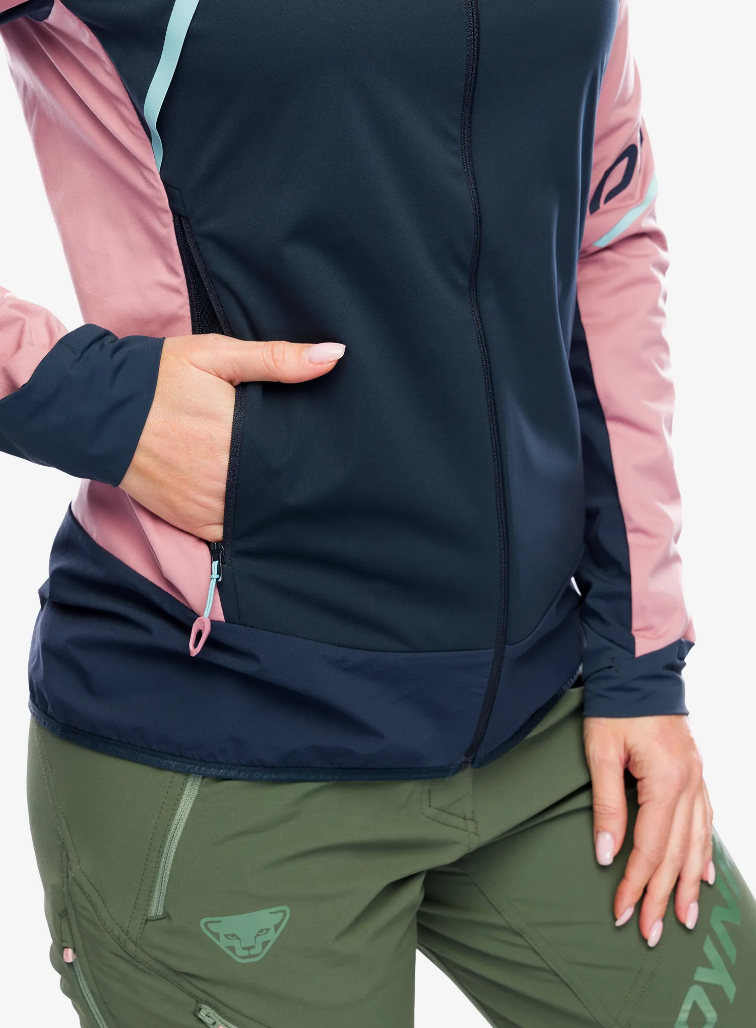 Damska bunda na skialpy Dynafit Speed Softshell Jacket - mokarosa