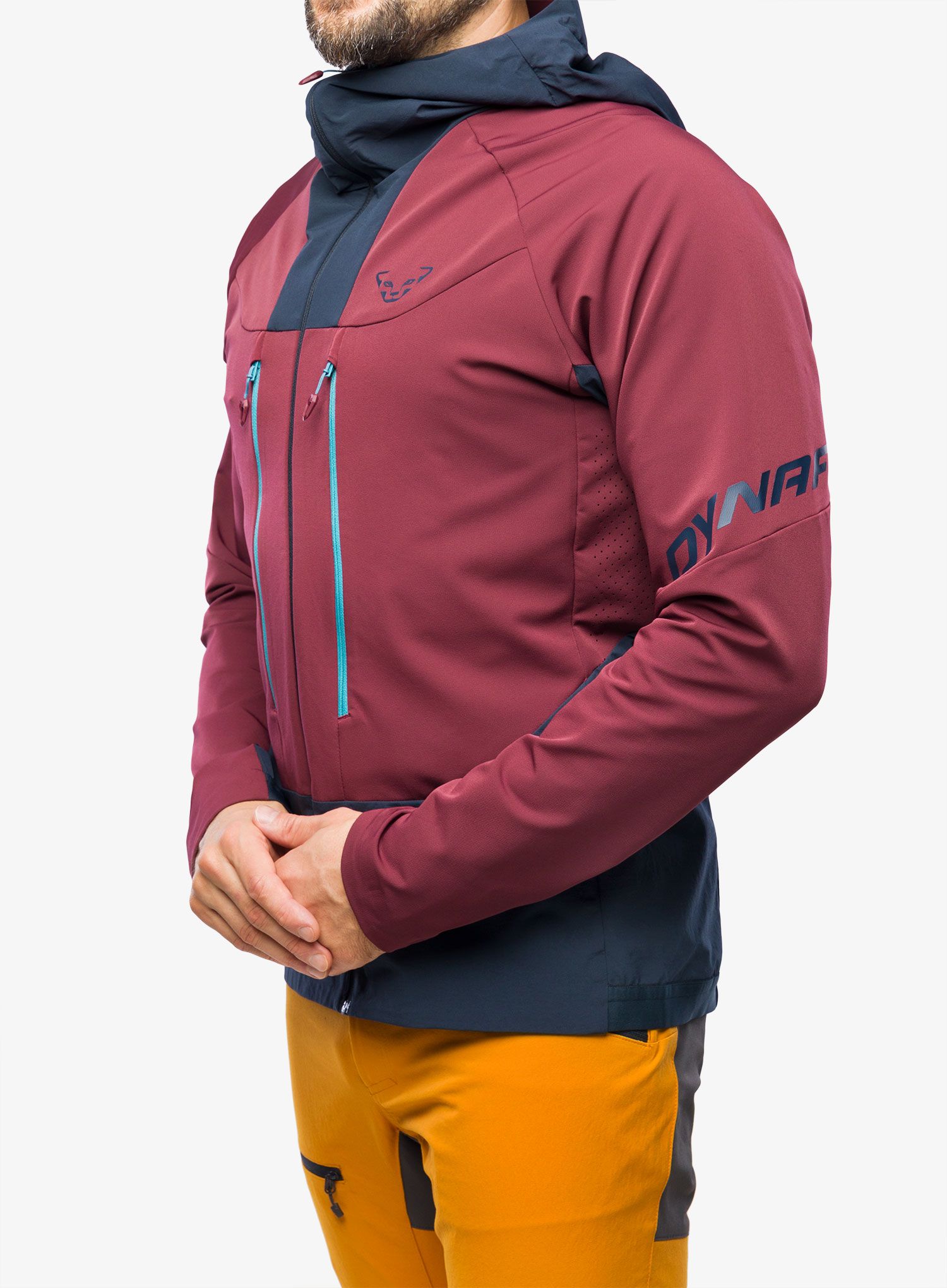 Softshellová bunda Dynafit TLT Dynastretch Jacket - burgundy