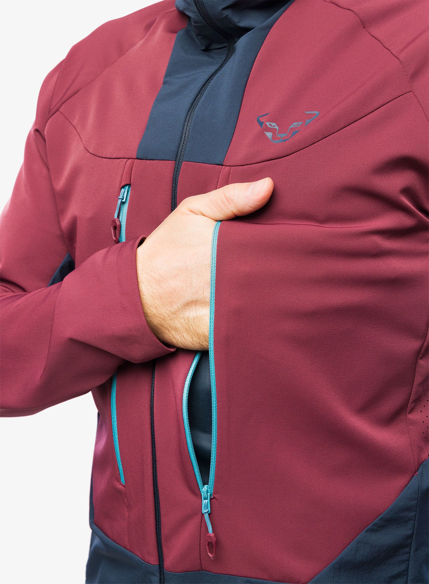 Softshellová bunda Dynafit TLT Dynastretch Jacket - burgundy