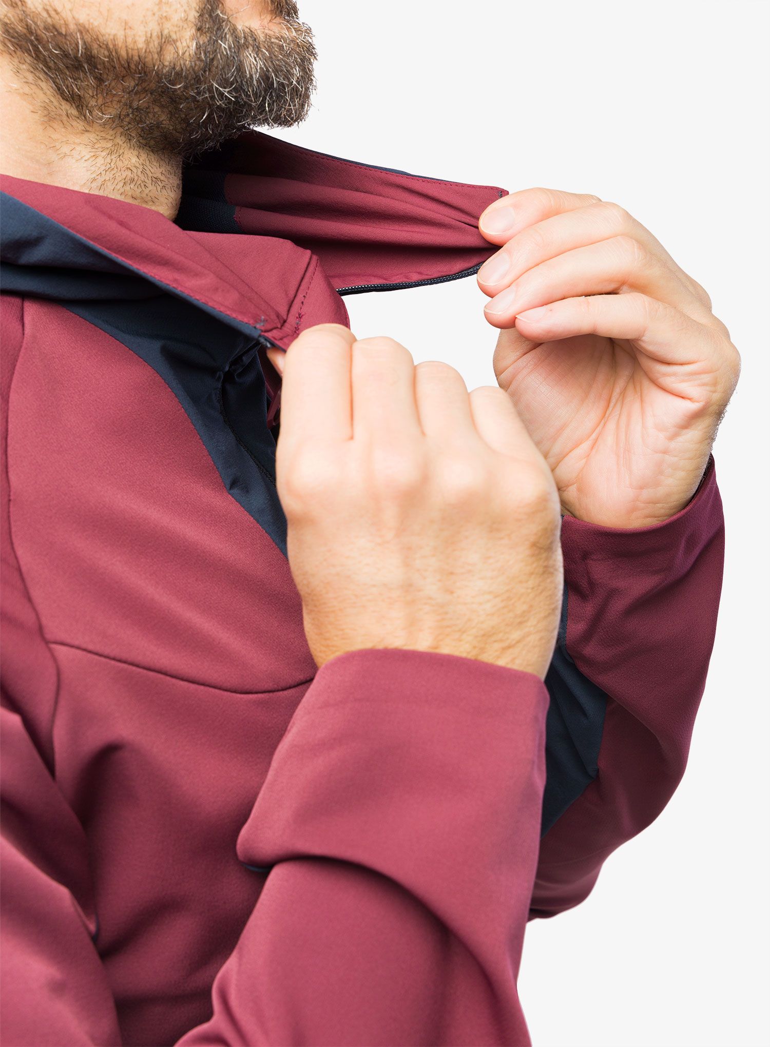 Softshellová bunda Dynafit TLT Dynastretch Jacket - burgundy