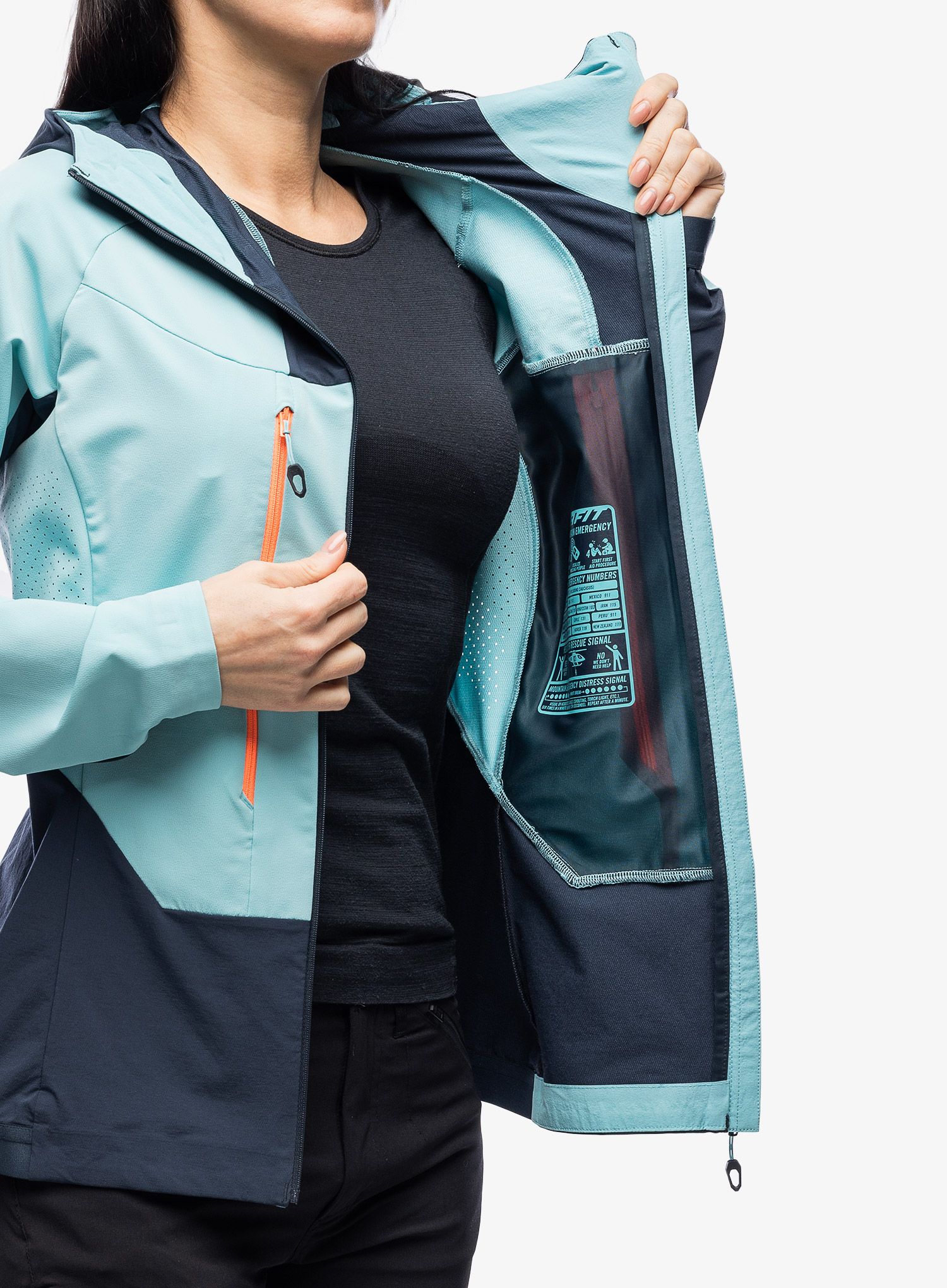 Damska bunda na skialpy Dynafit TLT Dynastretch Jacket - marine blue