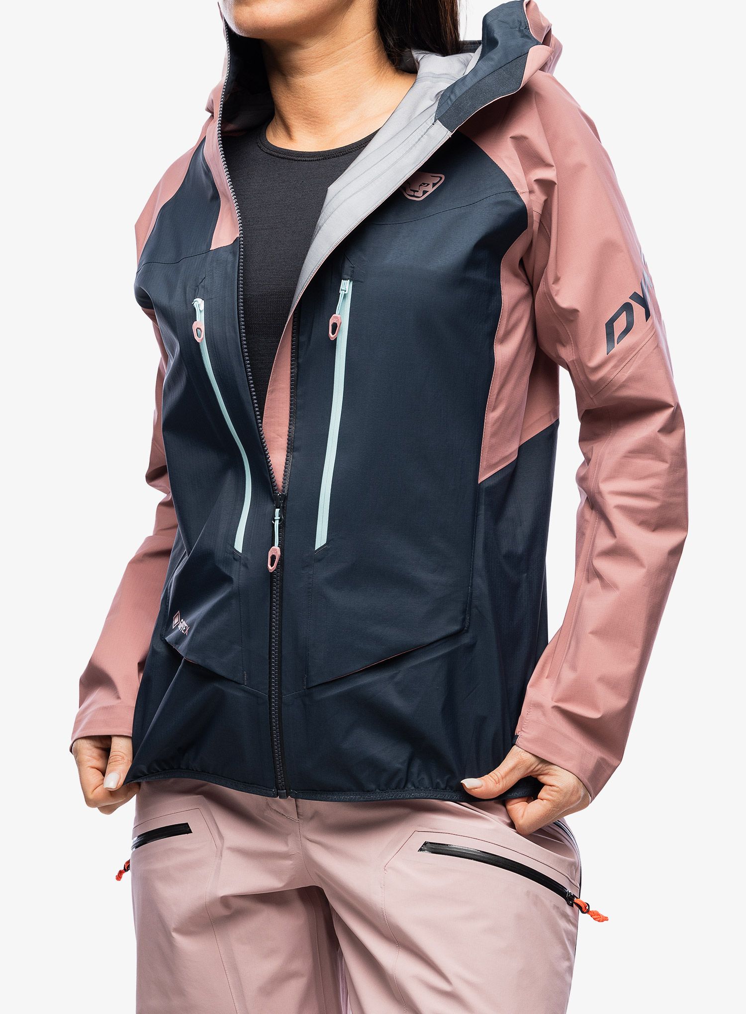 Damska bunda na skialpy Dynafit TLT GTX Jacket - mokarosa