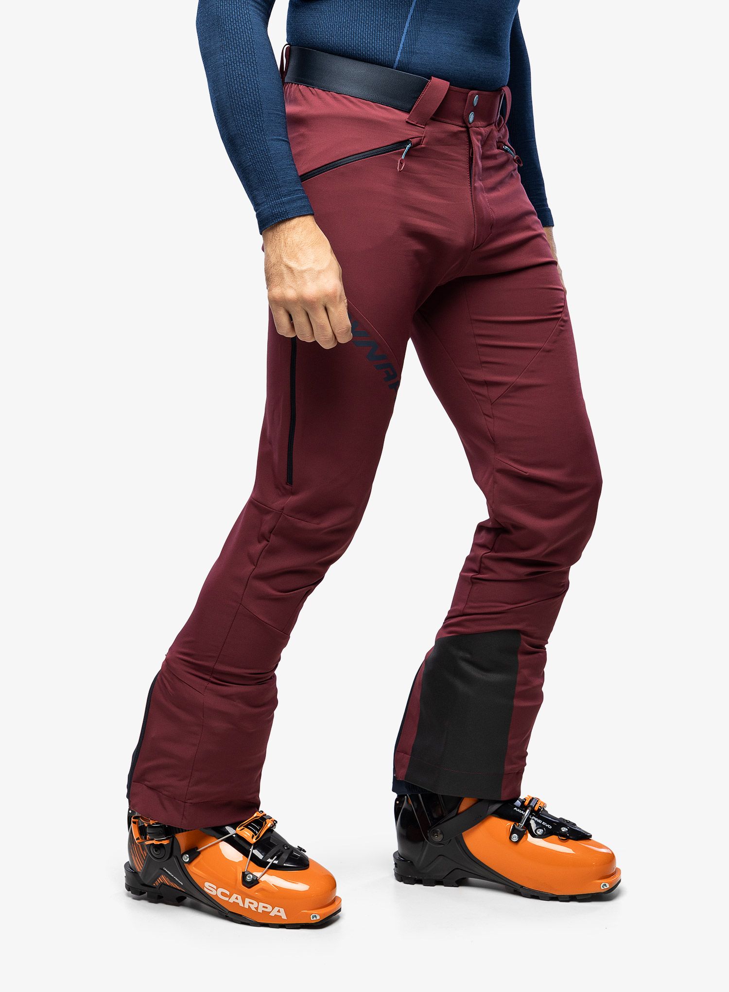 Skialpové kalhoty Dynafit TLT Touring Dynastretch Pants - burgundy
