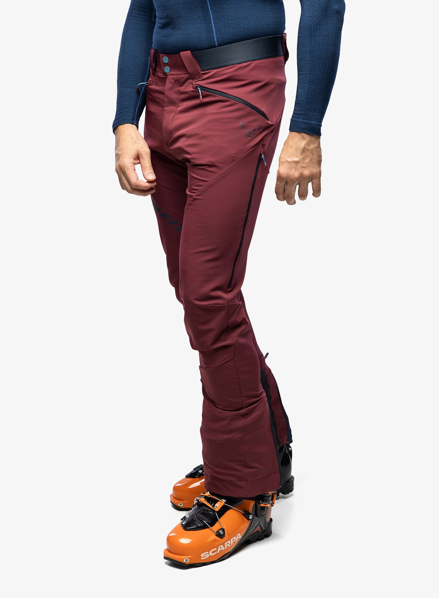 Skialpové kalhoty Dynafit TLT Touring Dynastretch Pants - burgundy