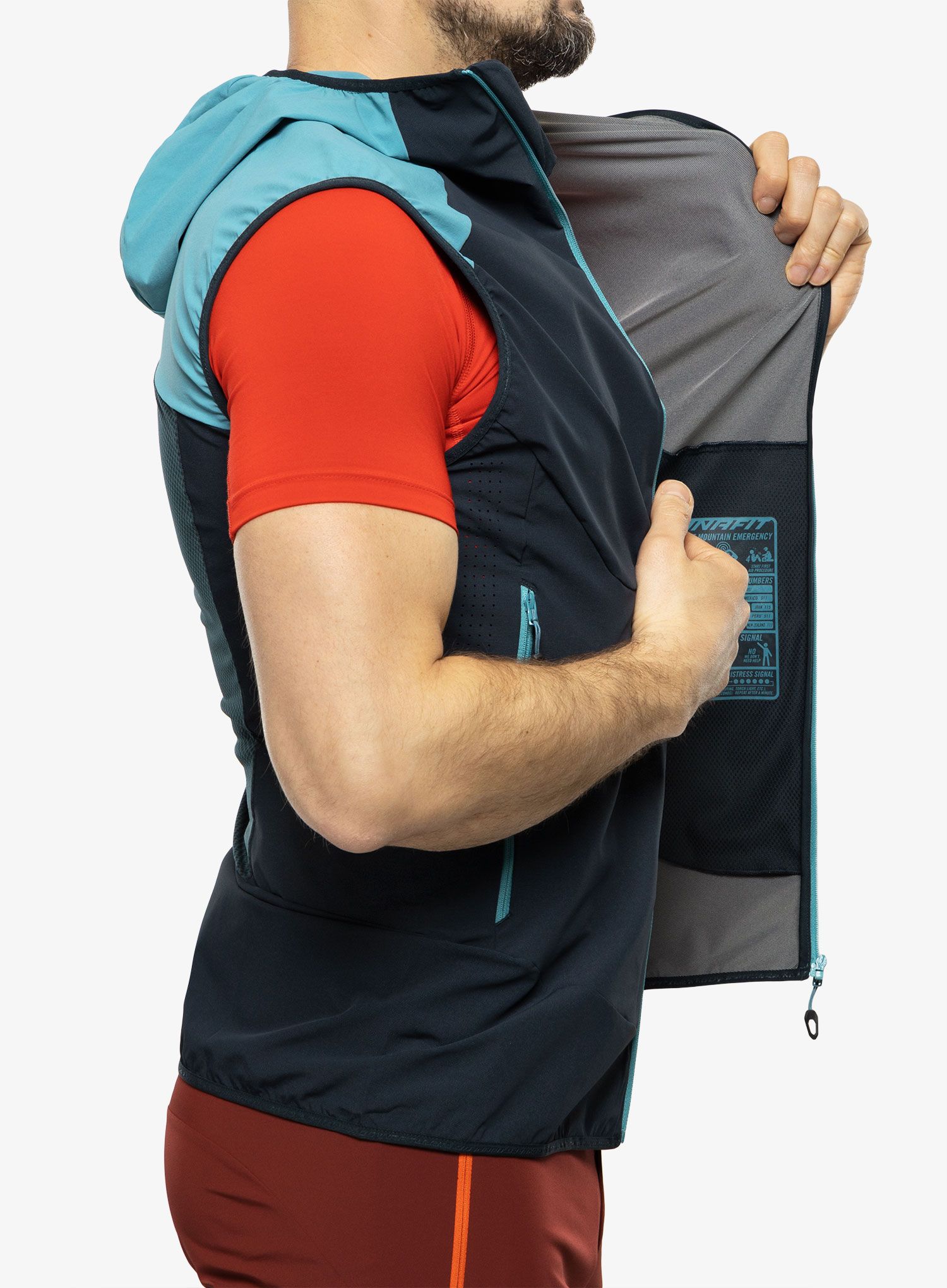 Pánská vesta Dynafit Transalper DST Vest - storm blue/blueberry