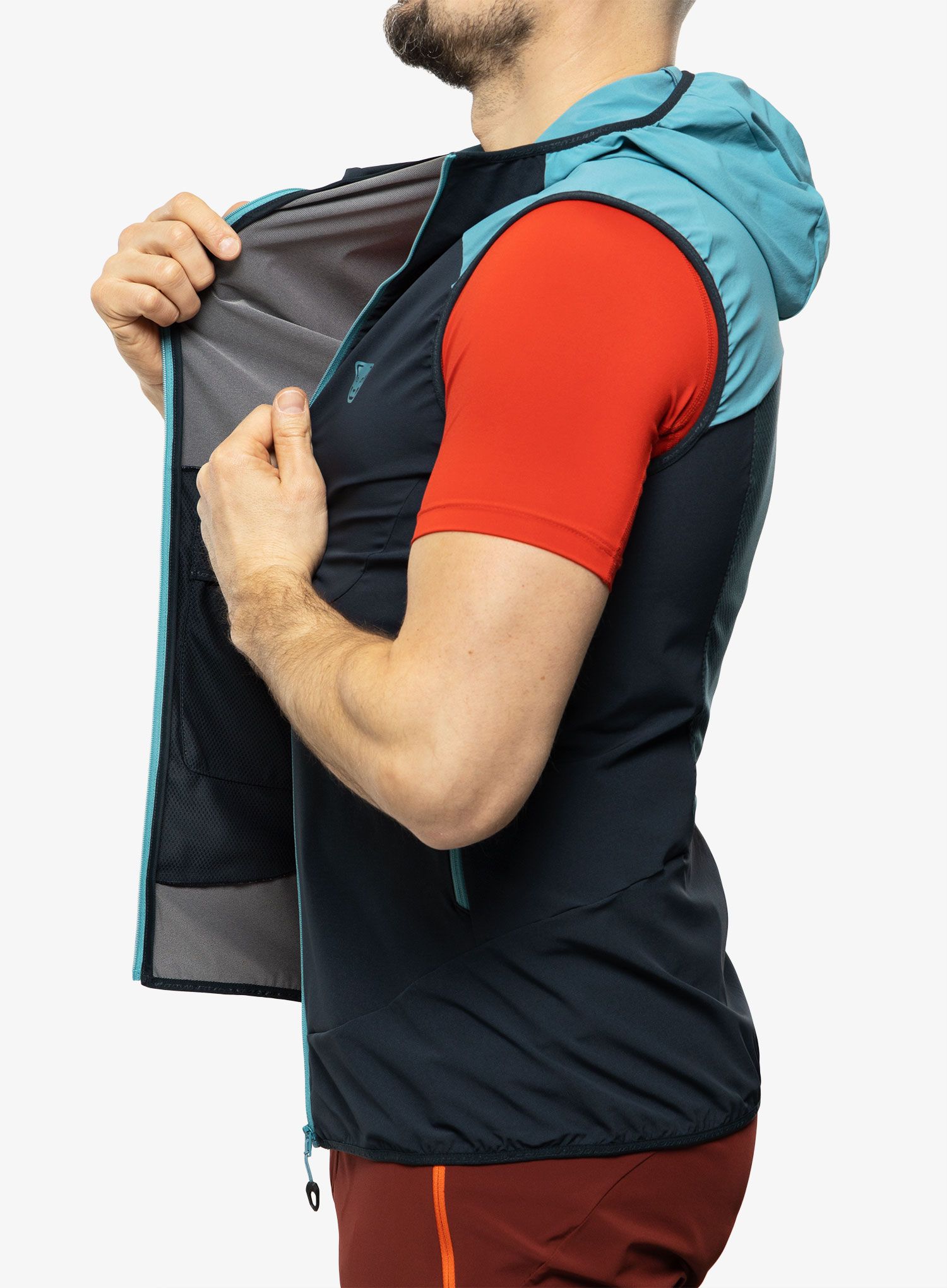 Pánská vesta Dynafit Transalper DST Vest - storm blue/blueberry