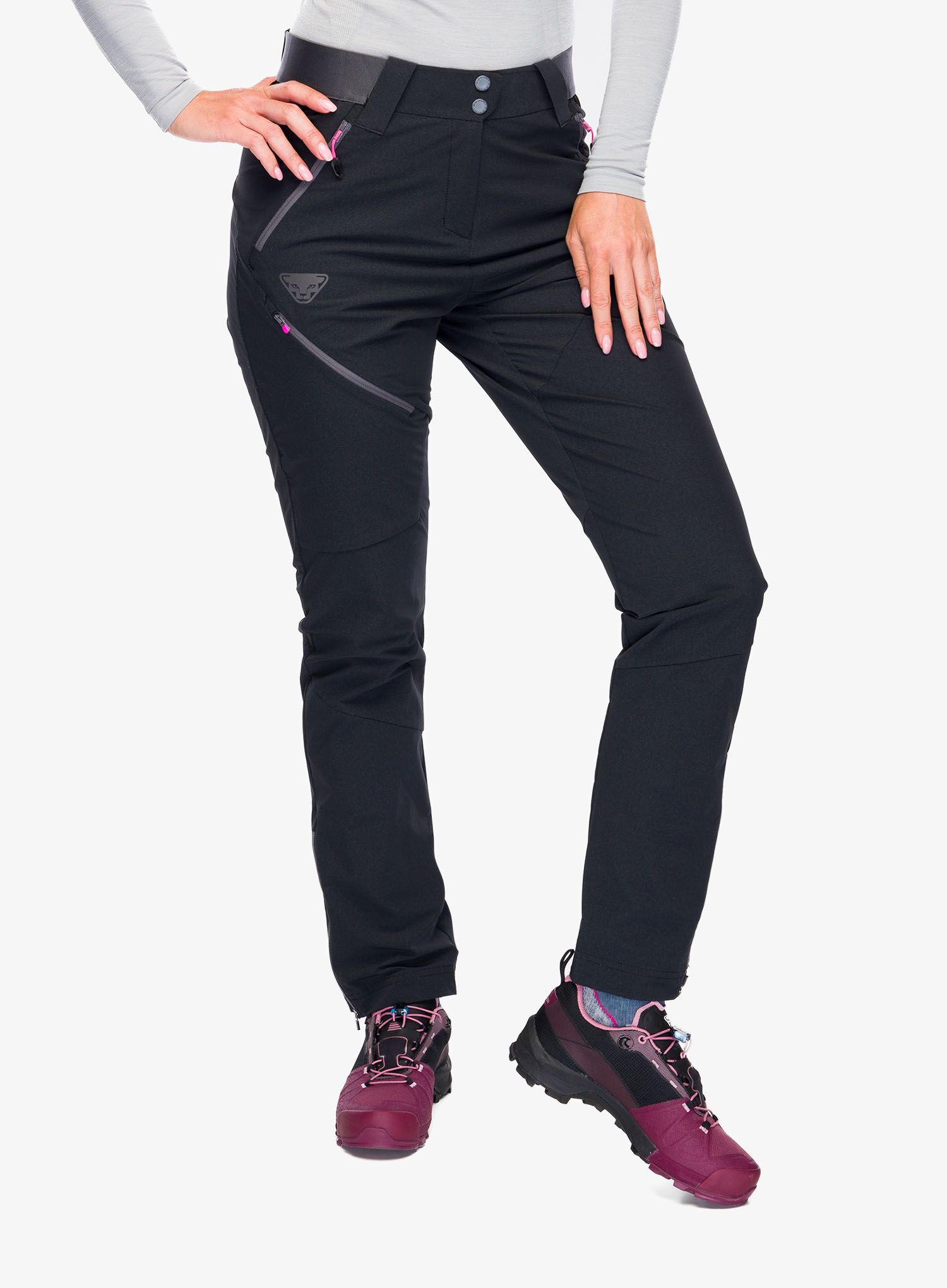 Trekové kalhoty dámské Dynafit Transalper Dynastretch Pants  - black out
