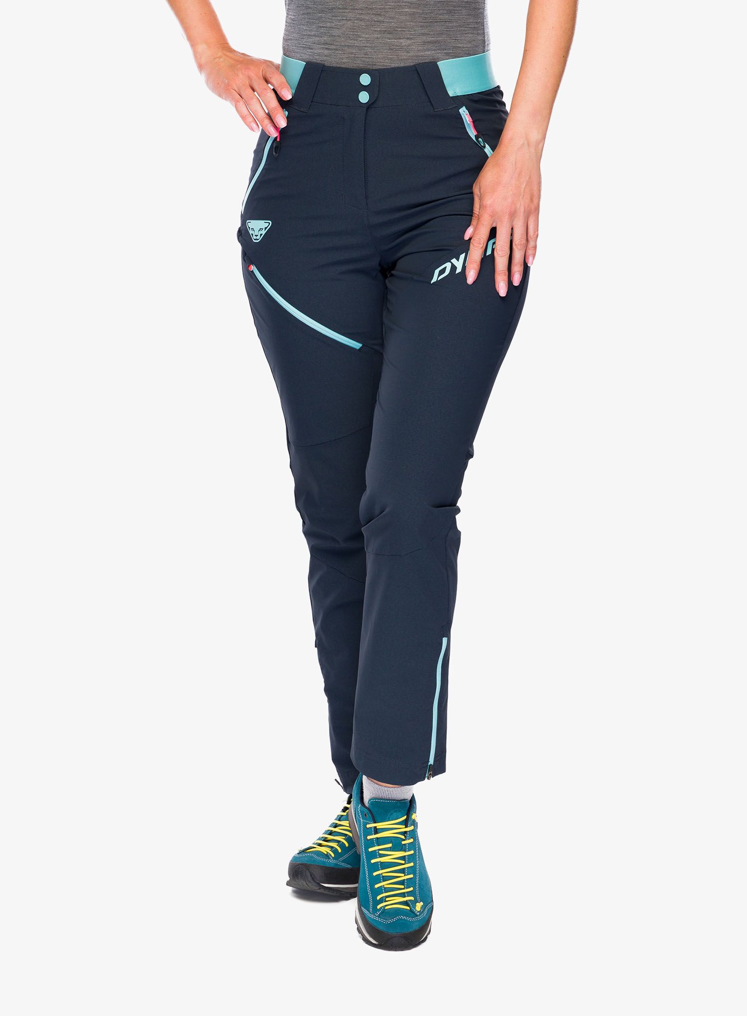 Nepromokavé kalhoty dámské Dynafit Transalper Dynastretch Pants  - blueberry/marine blue