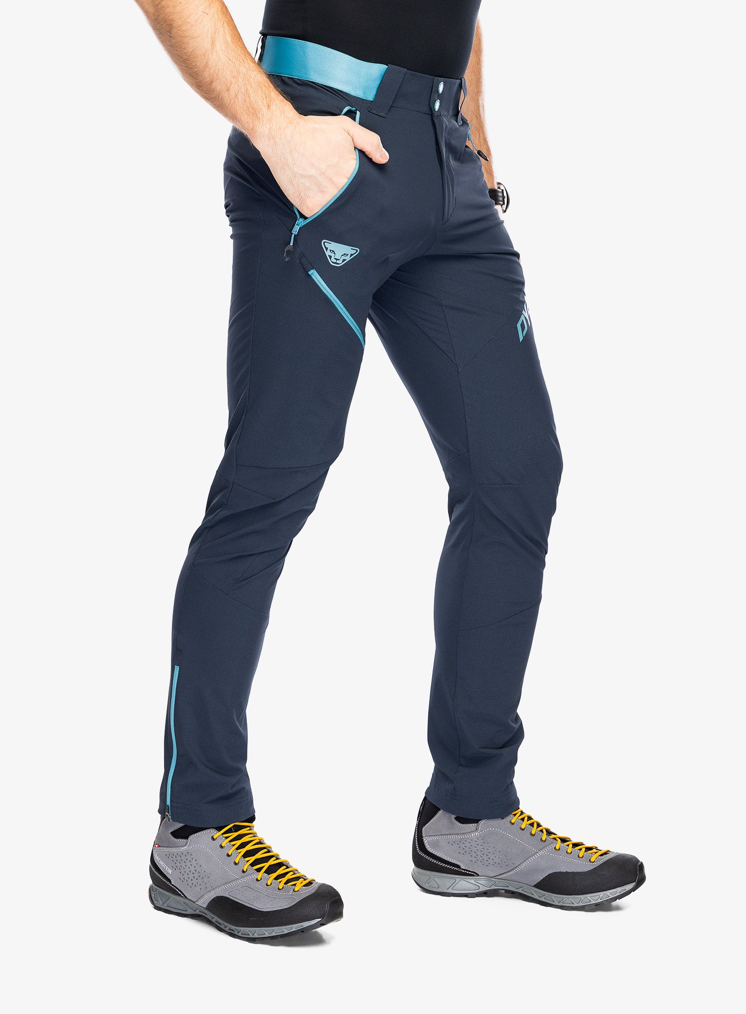 Trekové kalhoty Dynafit Transalper Dynastretch Pants - blueberry/storm blue