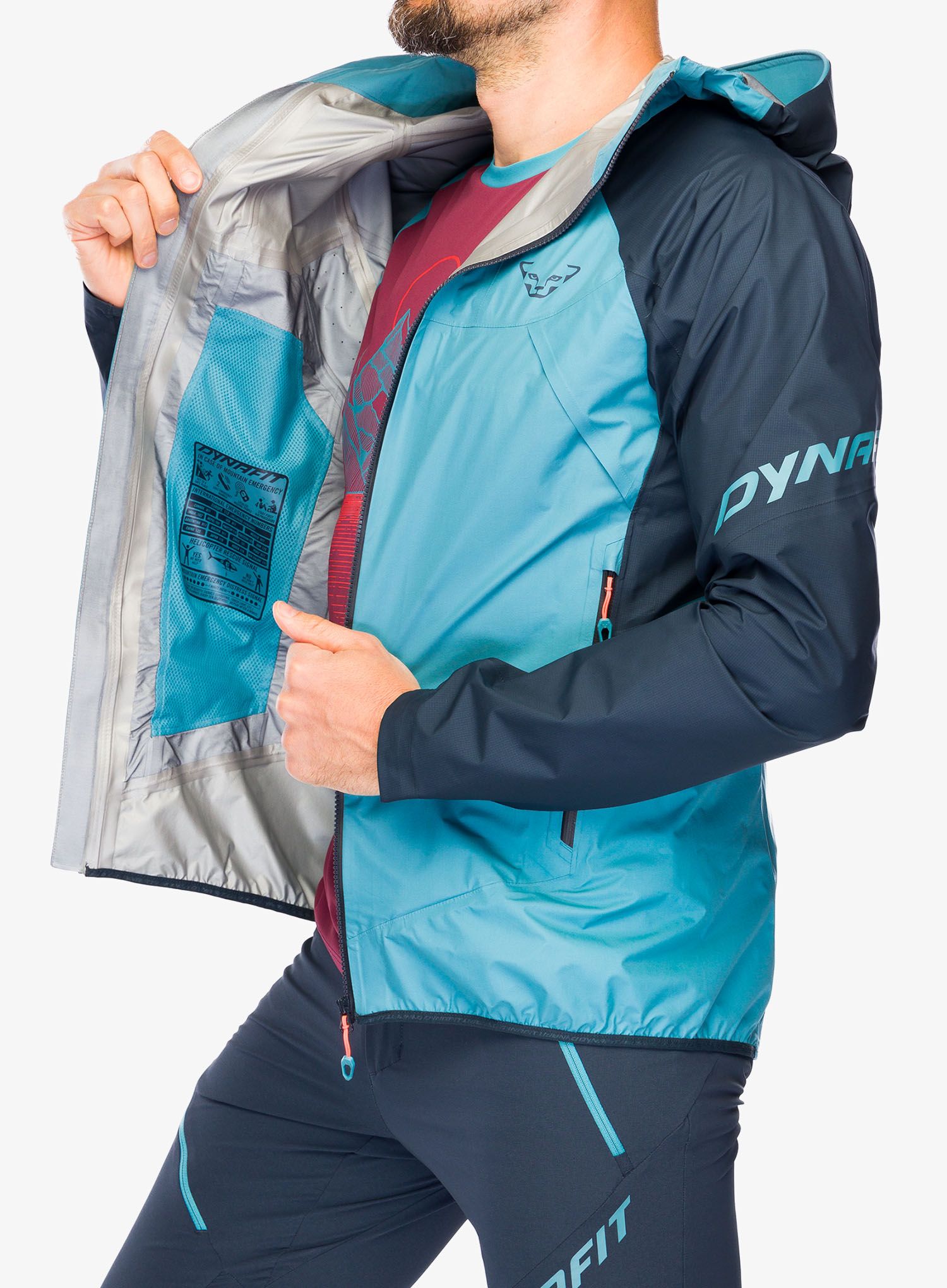 Bunda s membránou Dynafit Transalper GTX Jacket  - blueberry/storm blue