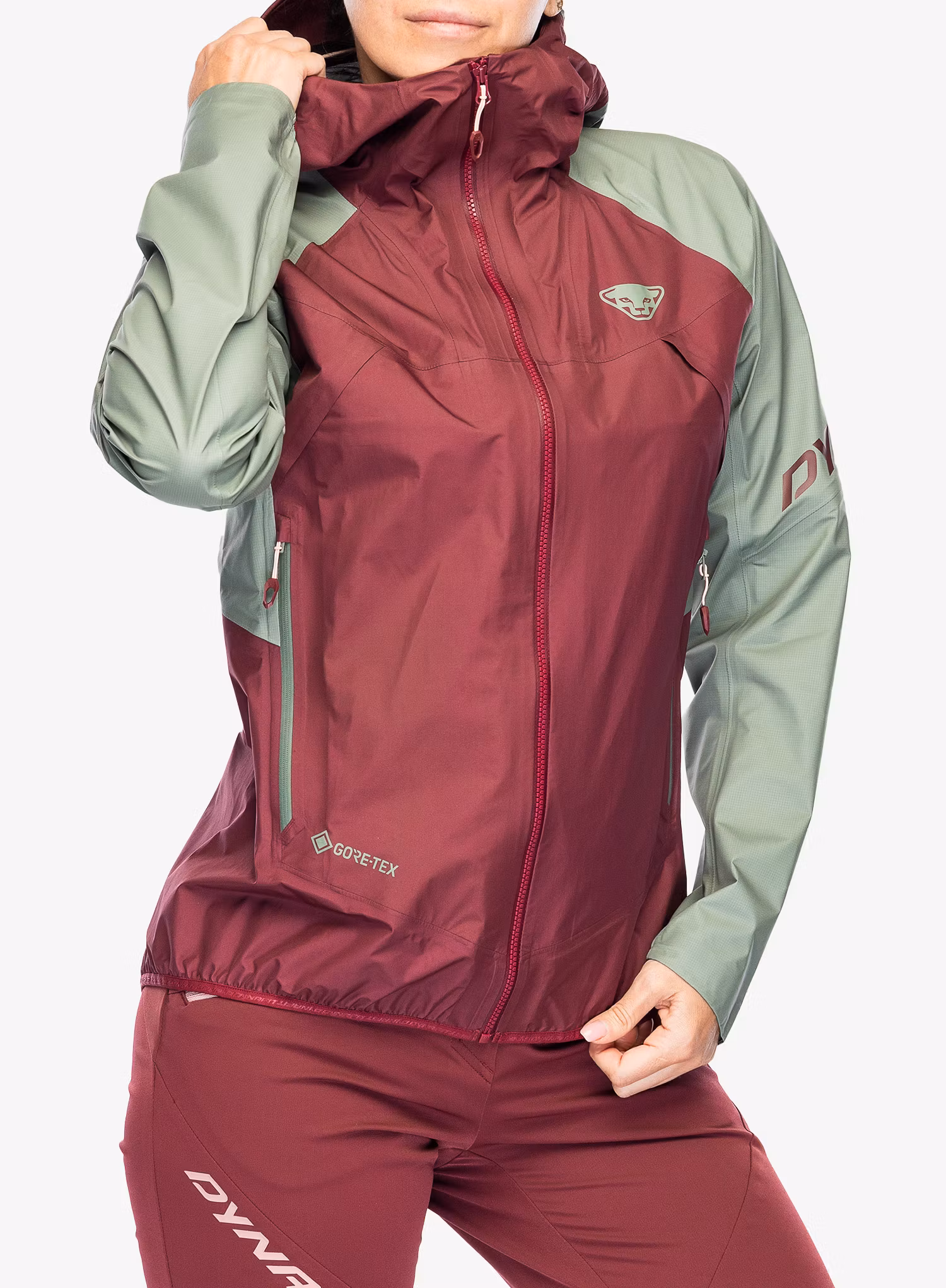 Dámská bunda na hory Dynafit Transalper GTX Jacket - sage