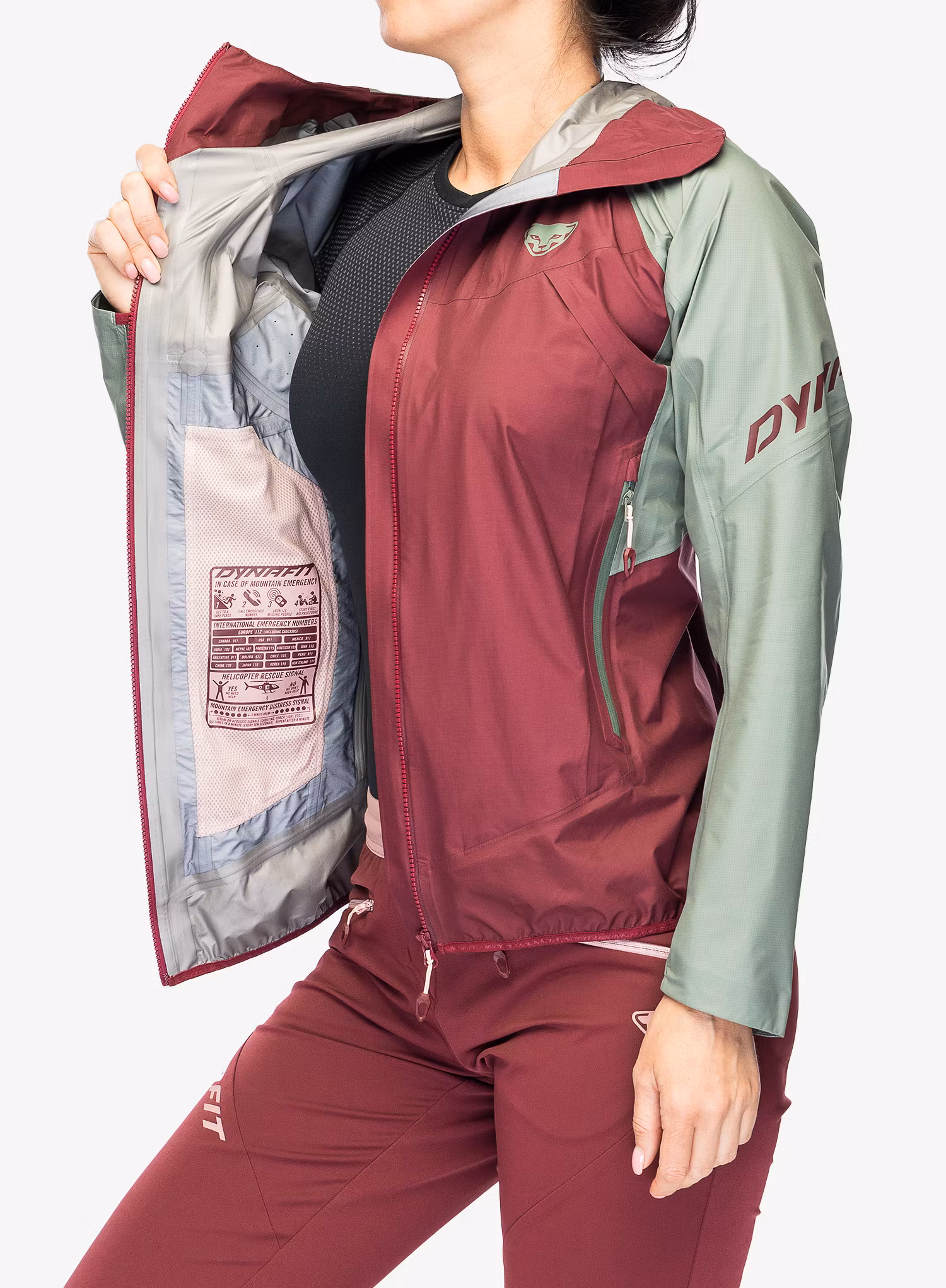 Dámská bunda na hory Dynafit Transalper GTX Jacket - sage