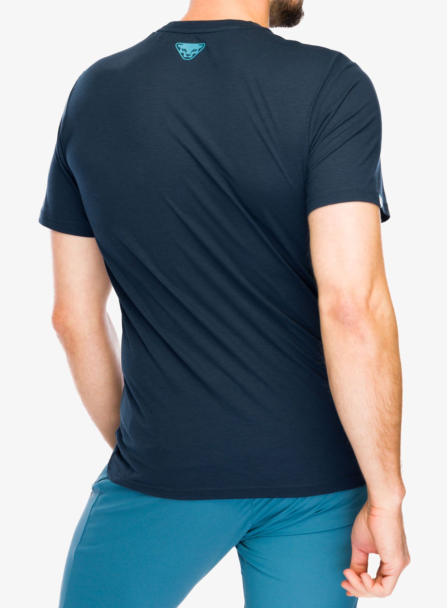 Rychleschnoucí triko Dynafit Transalper Graphic S/S Tee - blueberry/blueberry