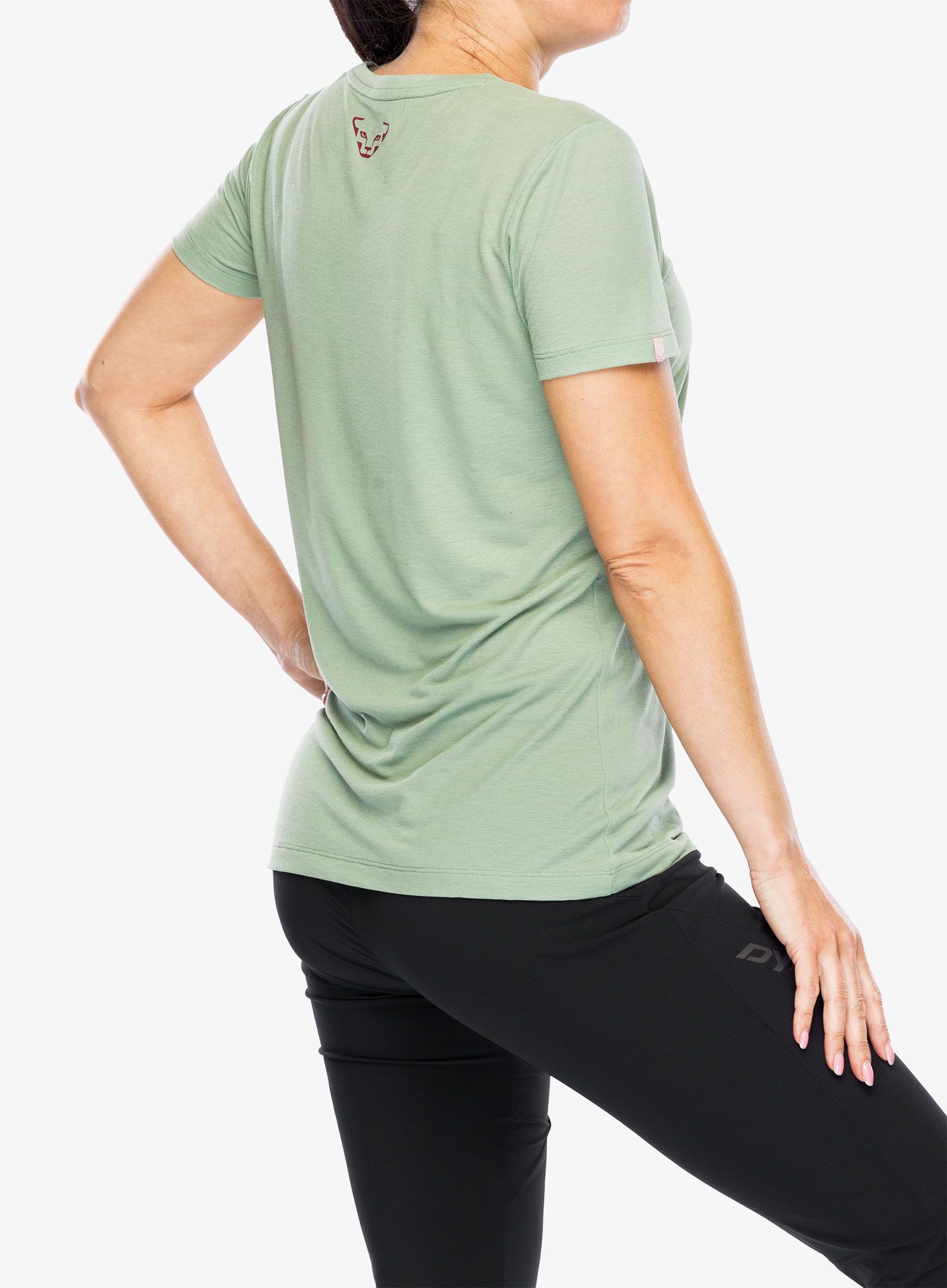 Dámské rychleschnoucí triko Dynafit Transalper Graphic S/S Tee - sage