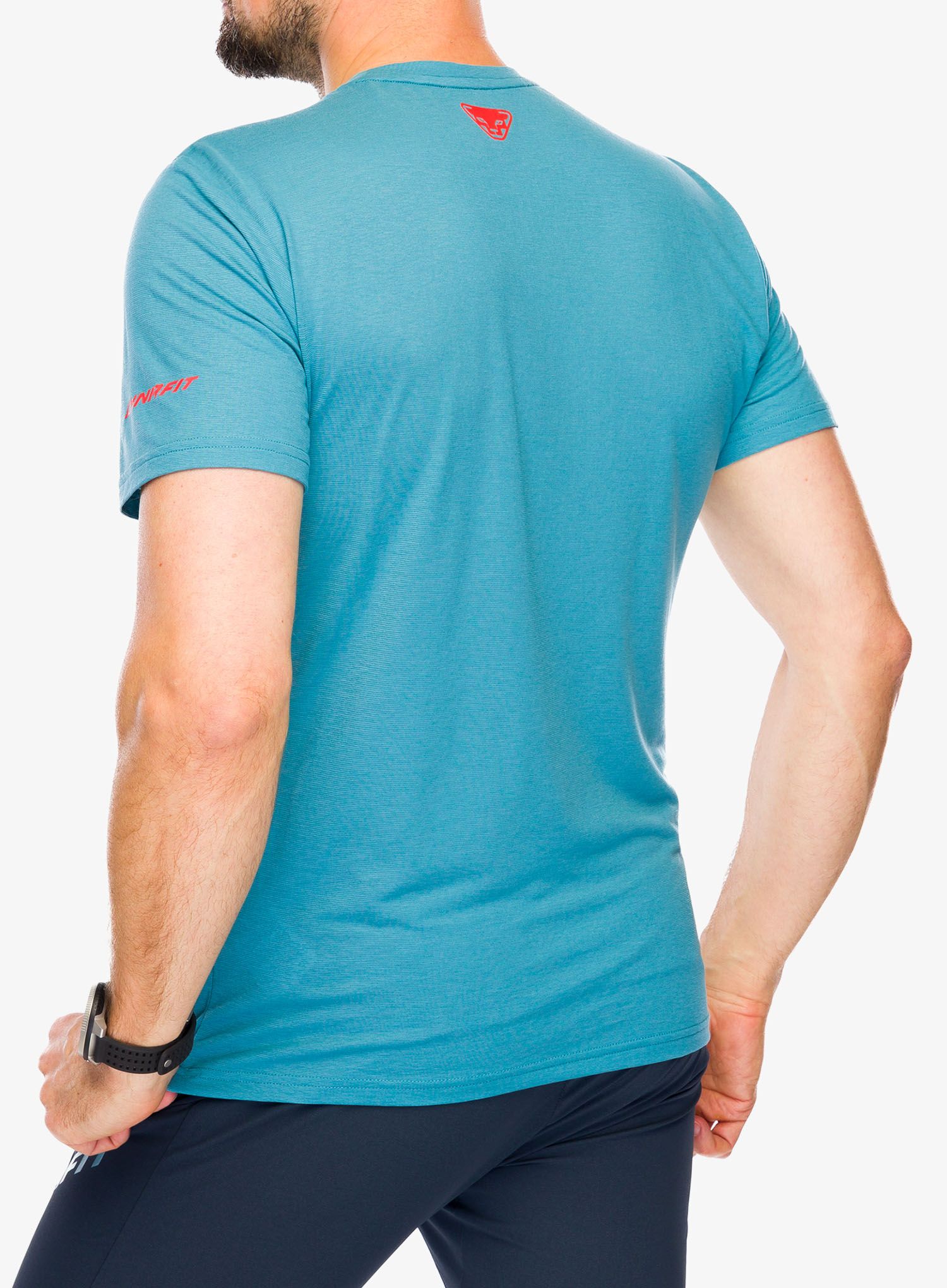 Tričko s potiskem Dynafit Transalper Graphic S/S Tee - storm blue
