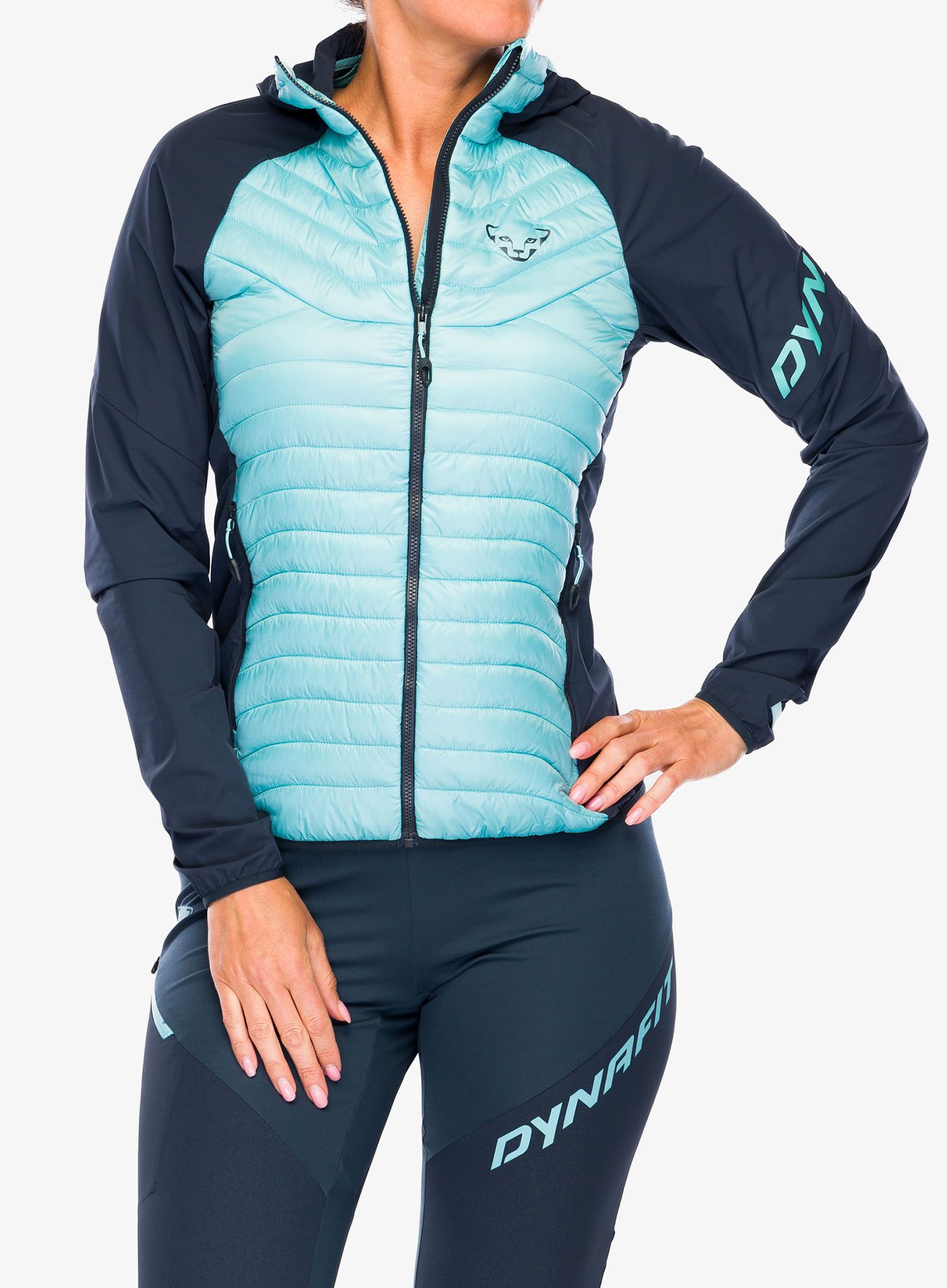 Hybridní bunda dámská Dynafit Transalper Hybrid Ins JKT - blueberry marine blue
