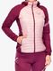 Hybridní bunda dámská Dynafit Transalper Hybrid Ins JKT - burgundy