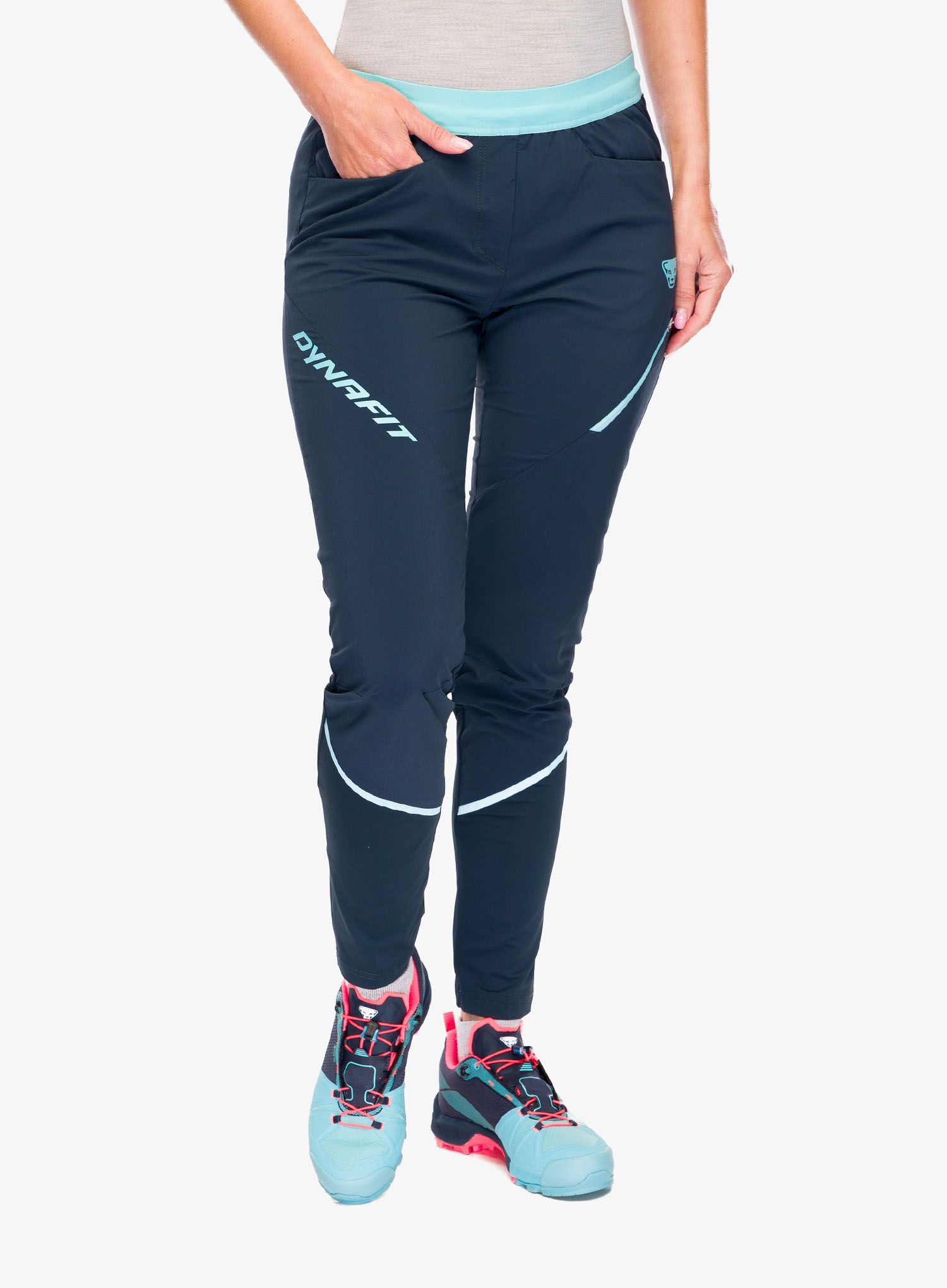 Softshellové kalhoty dámské Dynafit Transalper Hybrid Pants  - blueberry/marine blue