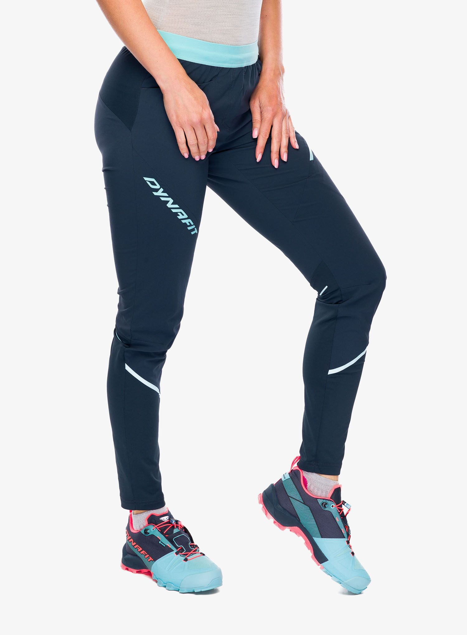 Softshellové kalhoty dámské Dynafit Transalper Hybrid Pants  - blueberry/marine blue