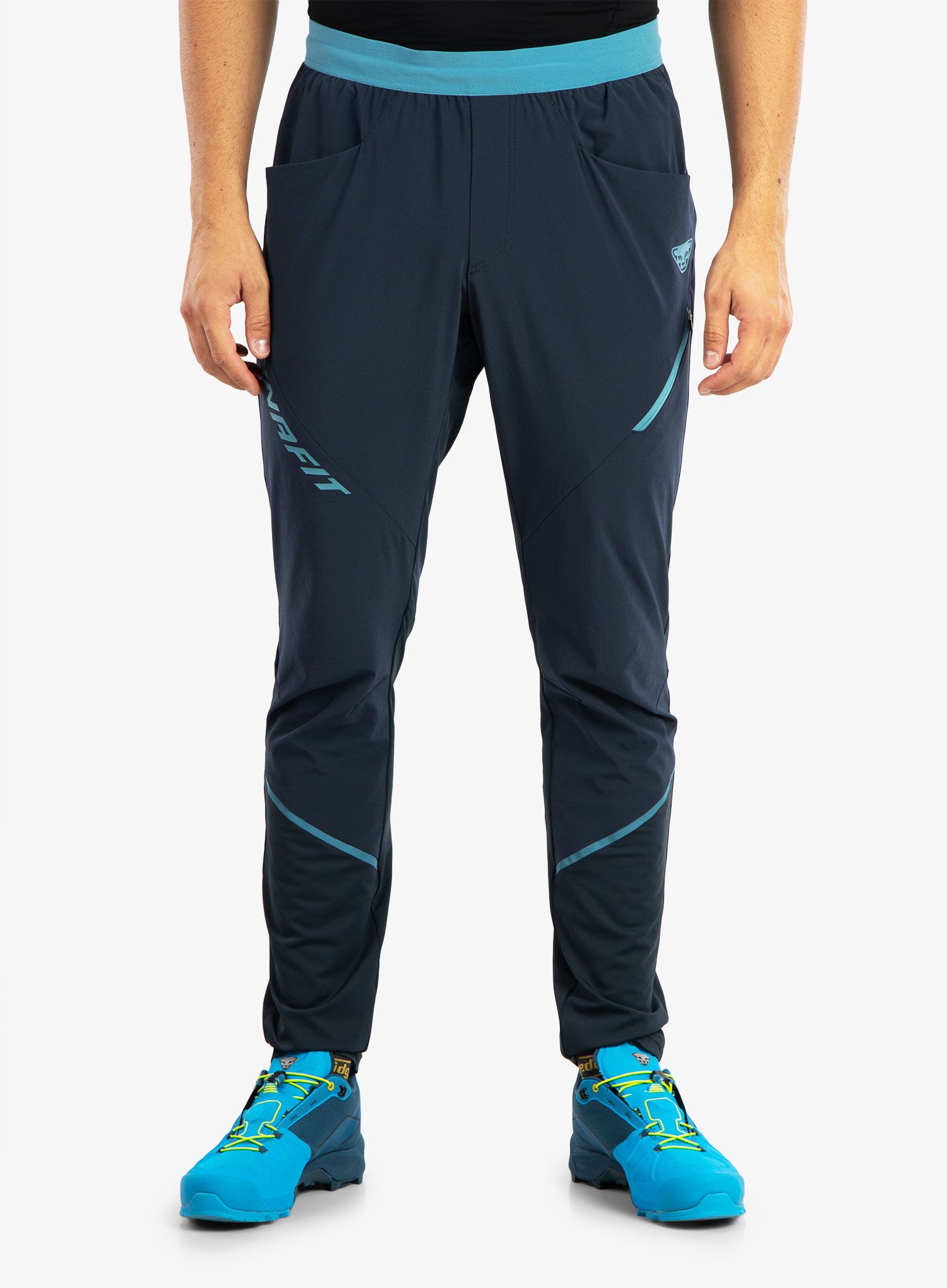 Softshell kalhoty Dynafit Transalper Hybrid Pants  - blueberry/storm blue