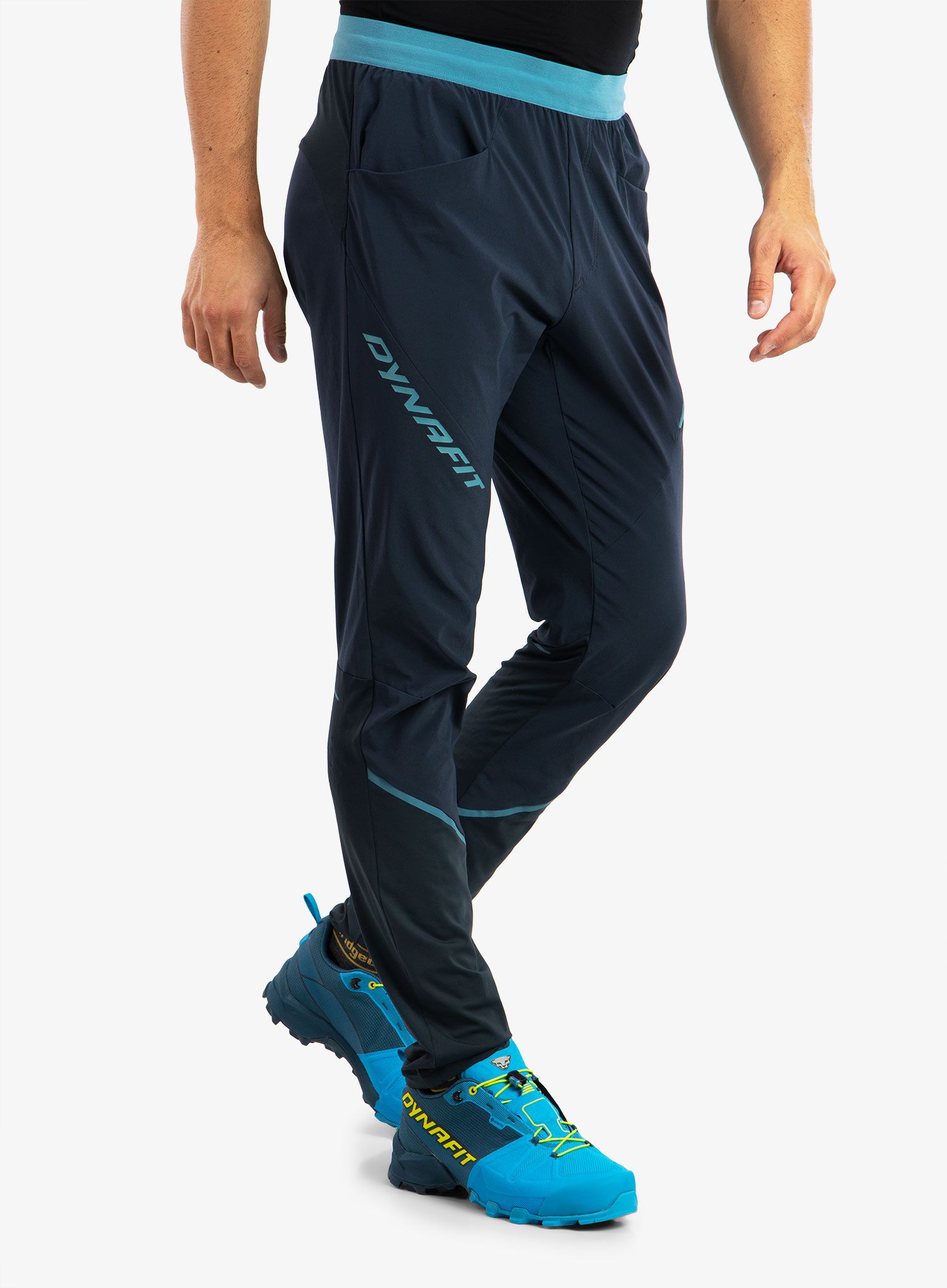 Softshell kalhoty Dynafit Transalper Hybrid Pants  - blueberry/storm blue