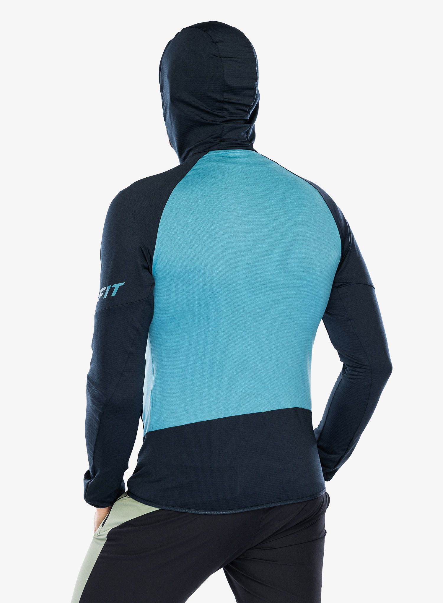 Mikina s kapucí Dynafit Transalper Light PTC Hoody  - blueberry/storm blue