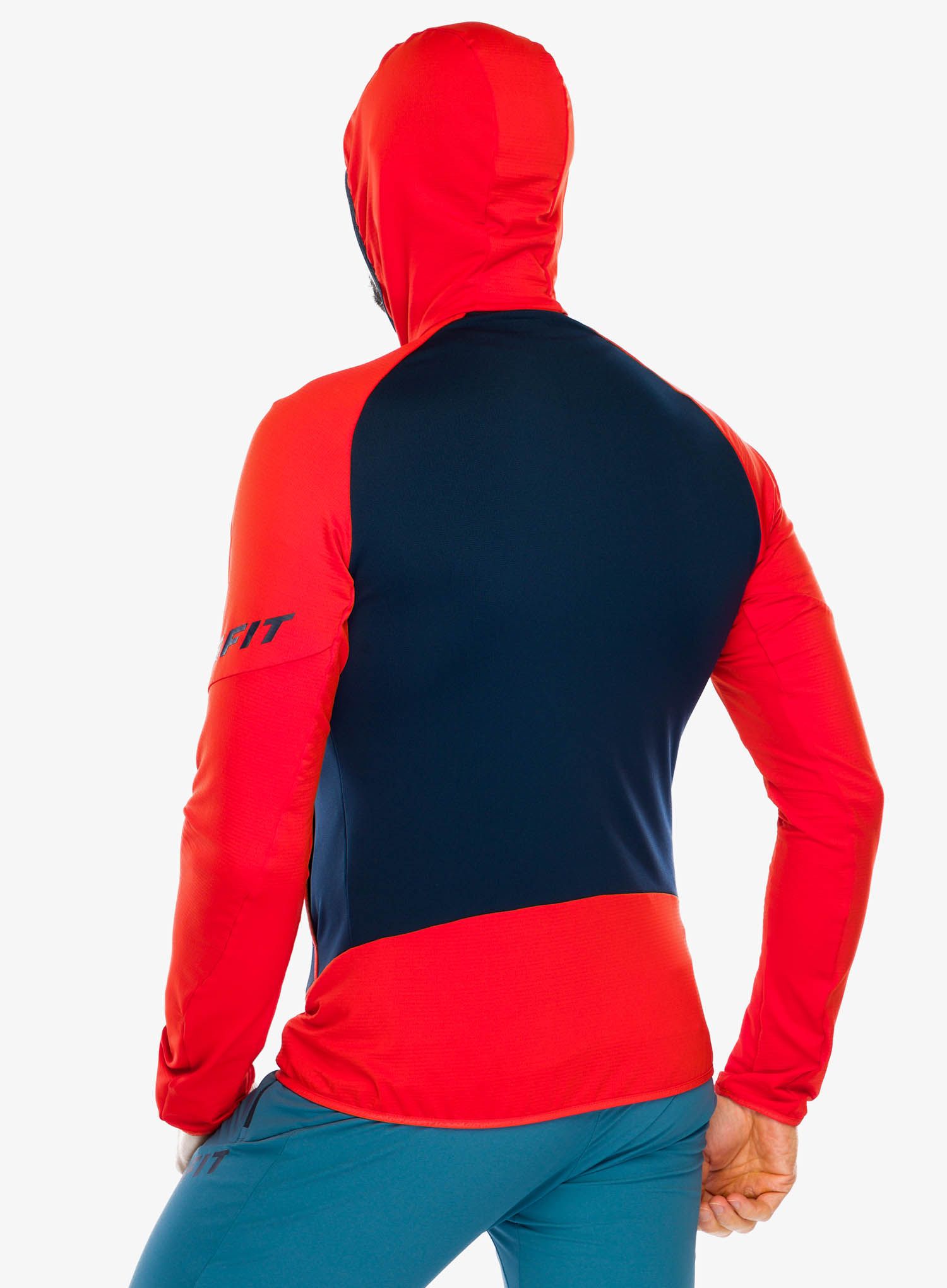 Rozepínací mikina Dynafit Transalper Light PTC Hoody - dawn