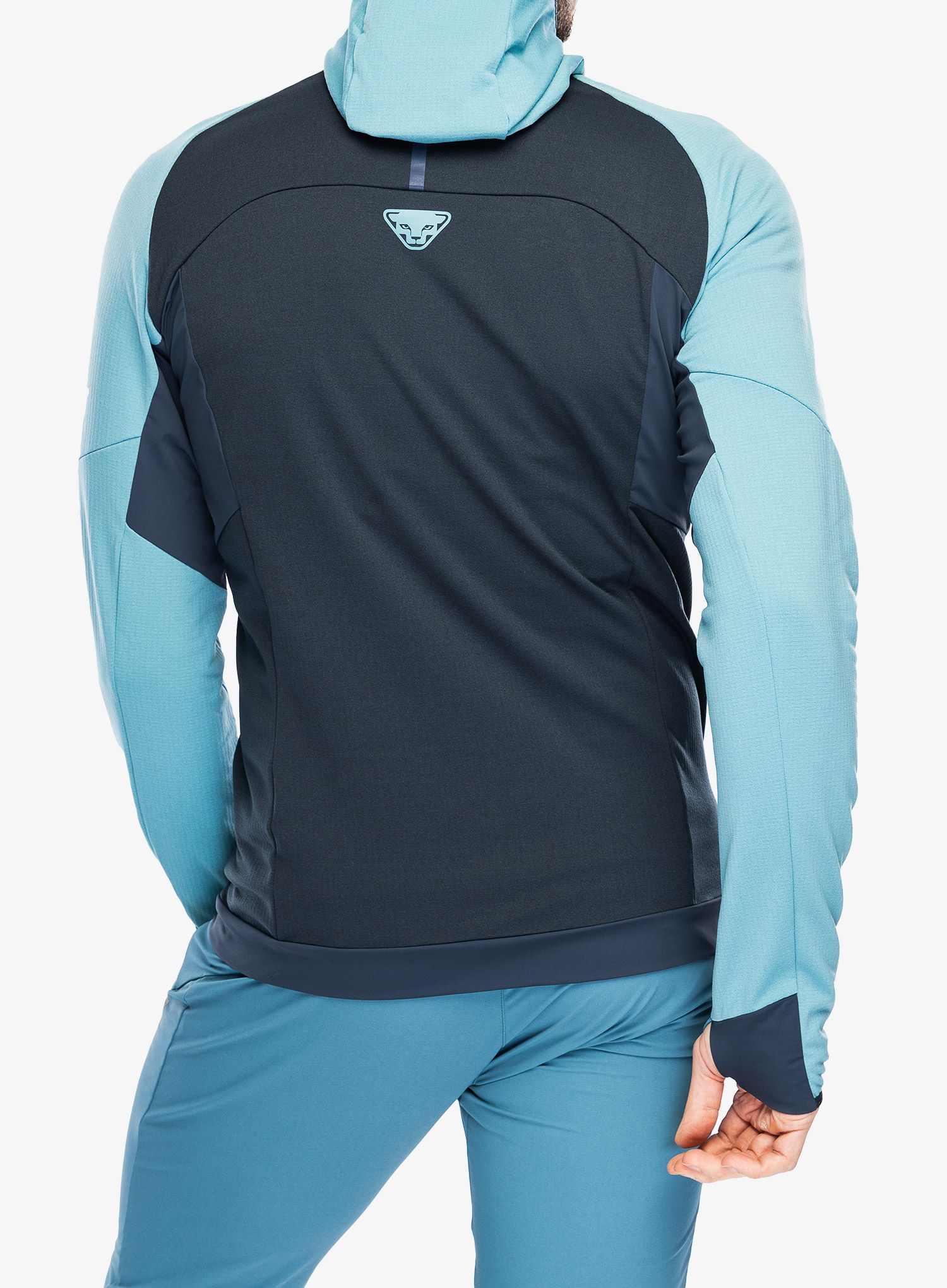 Fleece mikina Dynafit Transalper Ptc Hooded JKT  - storm blue