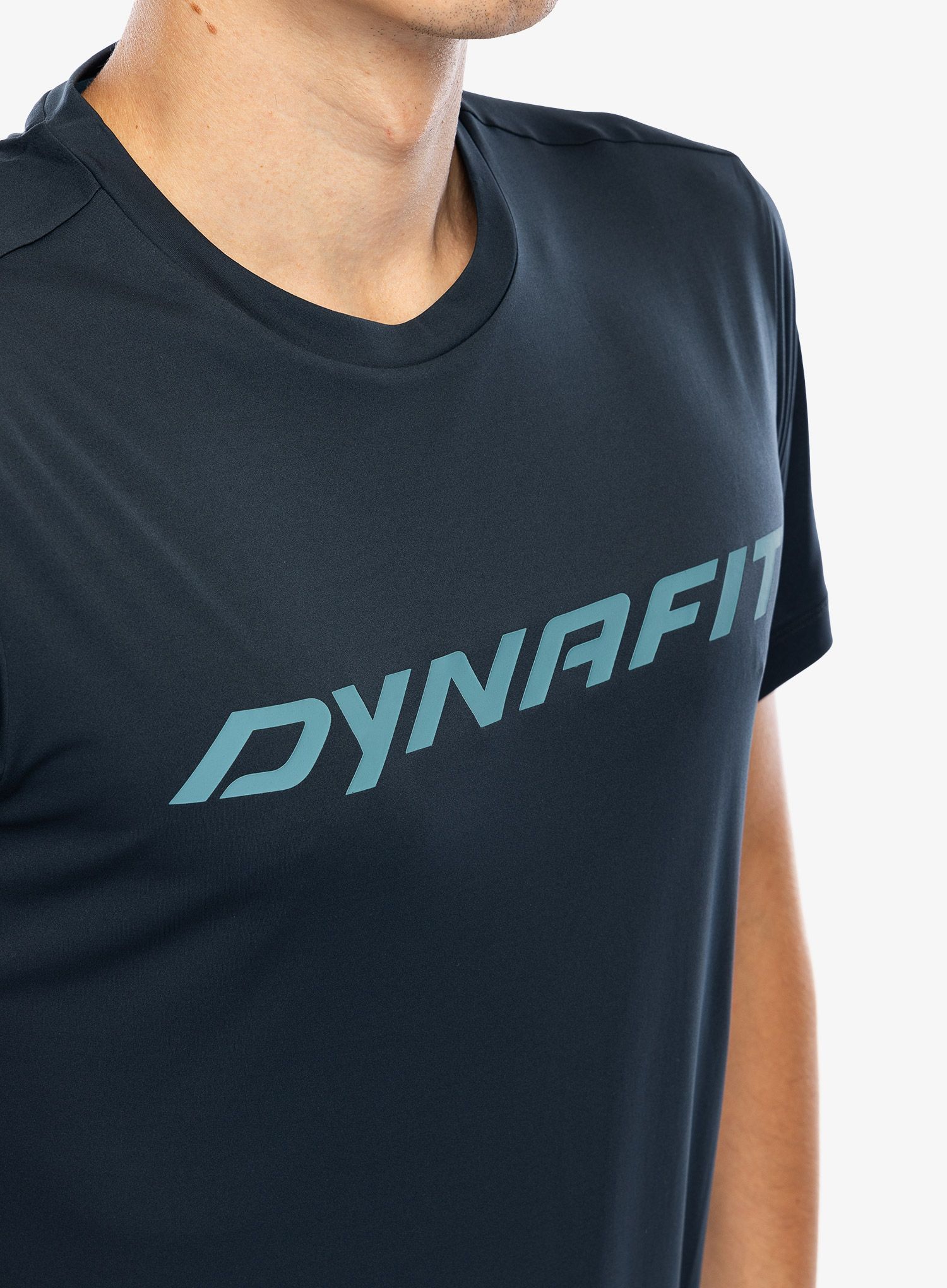 Tričko s potiskem Dynafit Traverse 2 S/S Tee - blueberry/blueberry