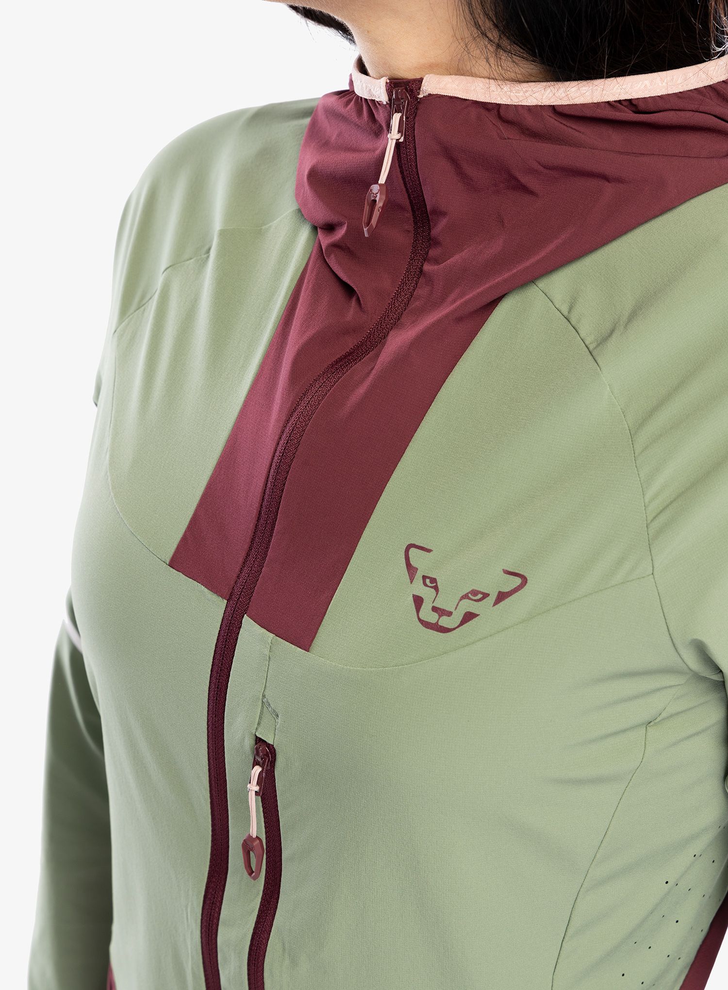 Softshellová bunda dámská Dynafit Traverse DST Jacket - sage