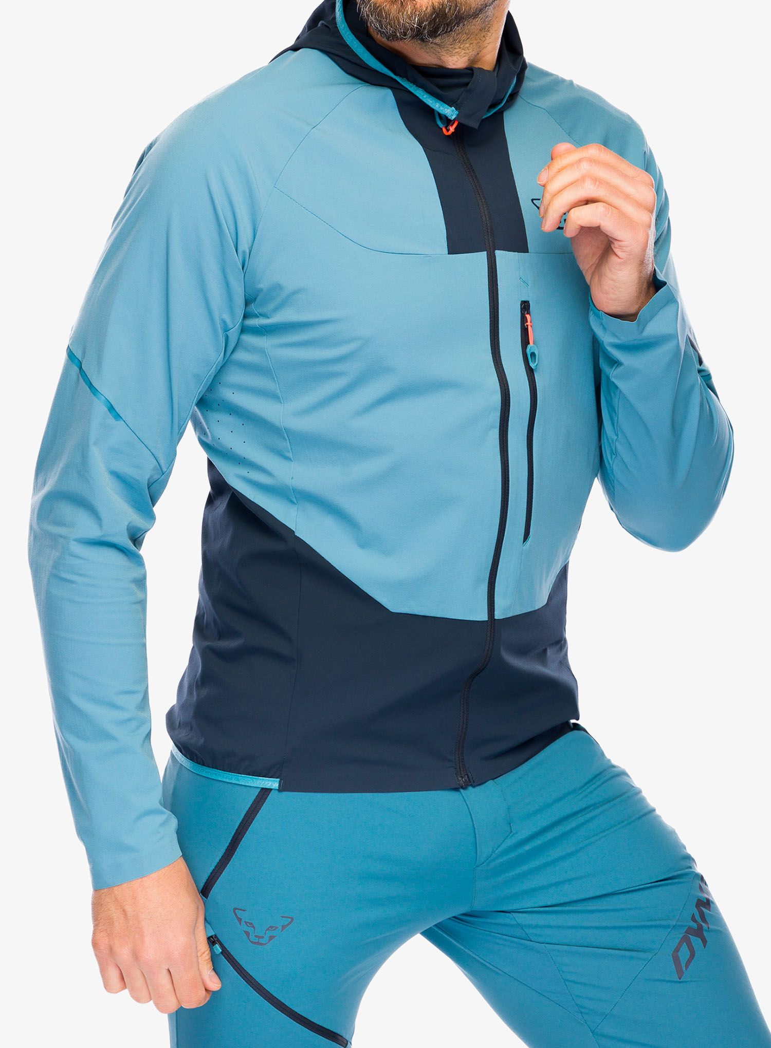 Softshellová bunda Dynafit Traverse DST Jacket - storm blue