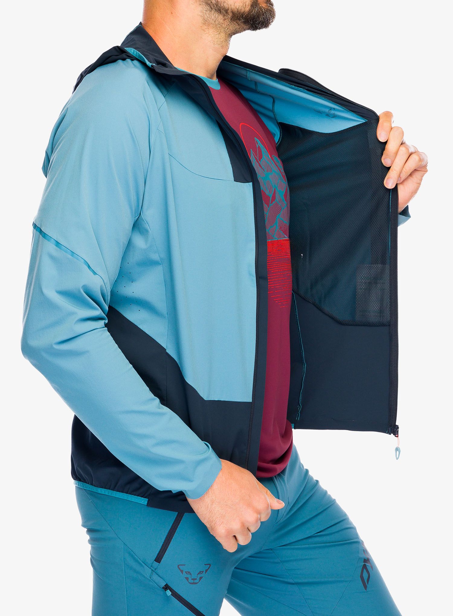 Softshellová bunda Dynafit Traverse DST Jacket - storm blue