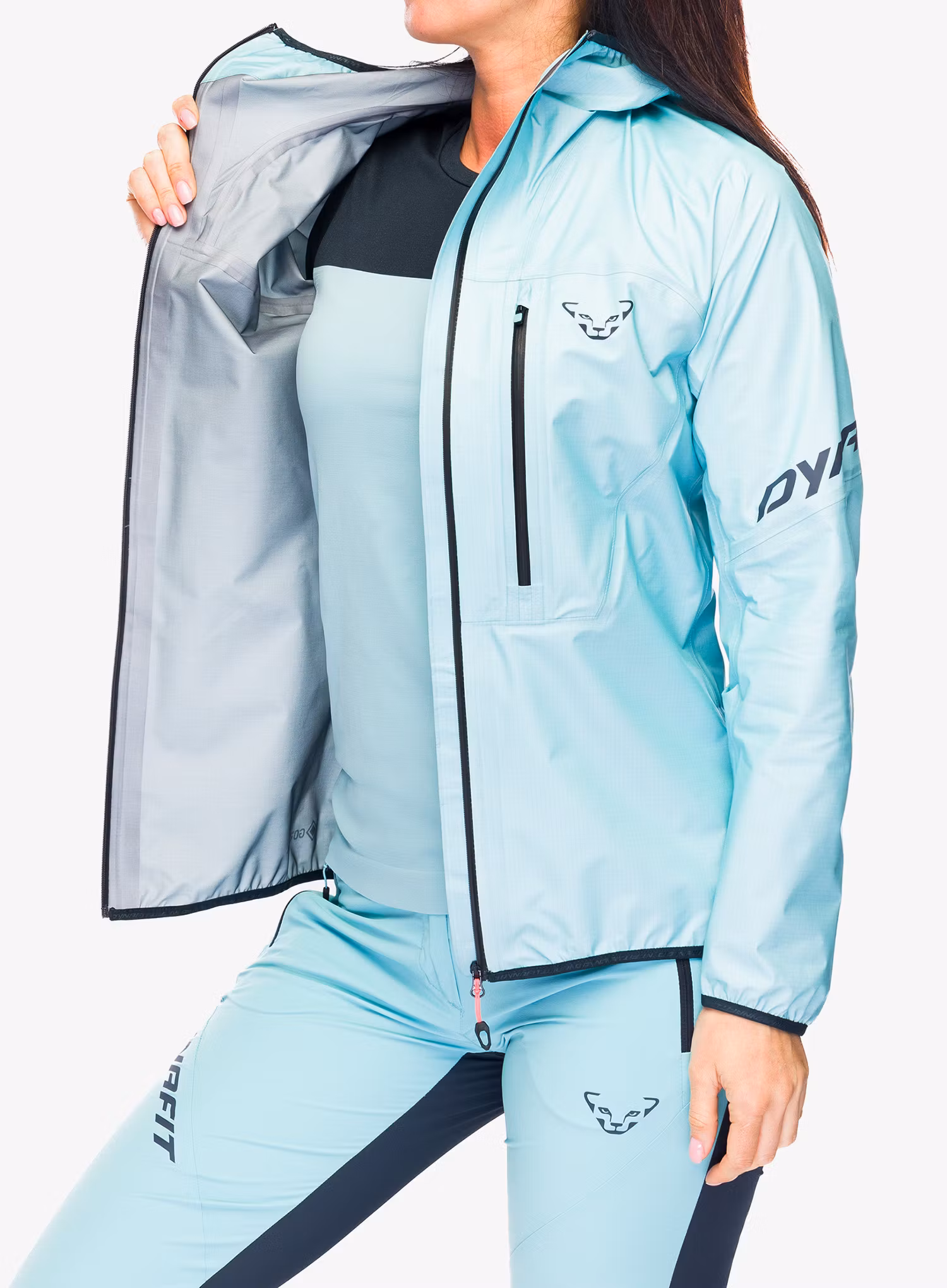 GORE TEX bunda dámská Dynafit Traverse GTX Jacket - marine blue