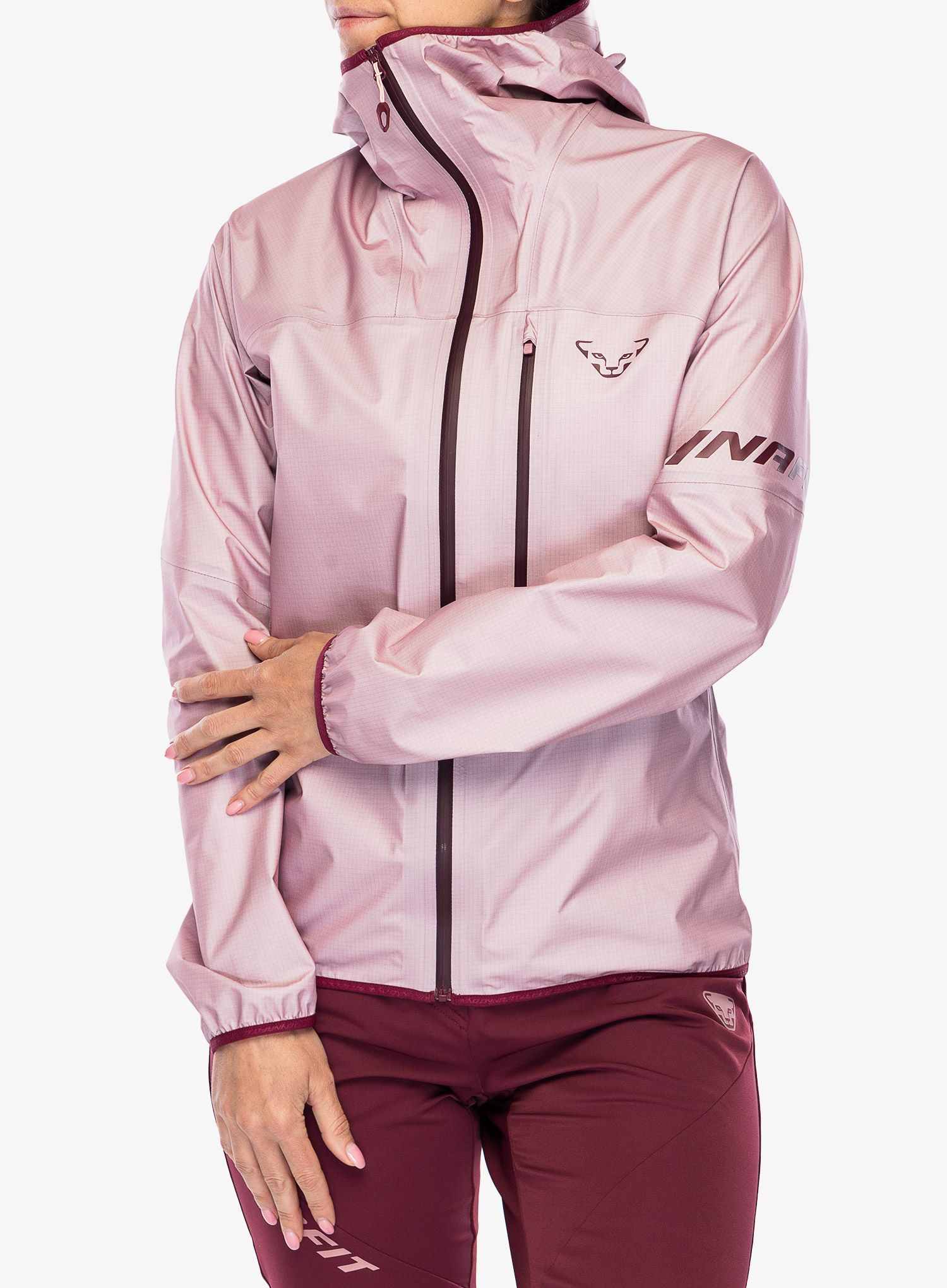 Dámská bunda na hory Dynafit Traverse GTX Jacket - mokarosa