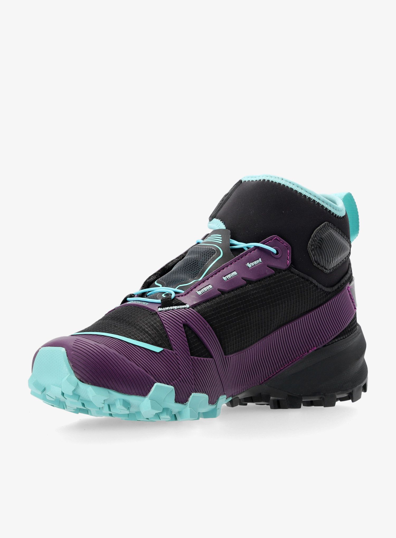 Dámská nástupová obuv Dynafit Traverse Mid GTX - royal purple/black out