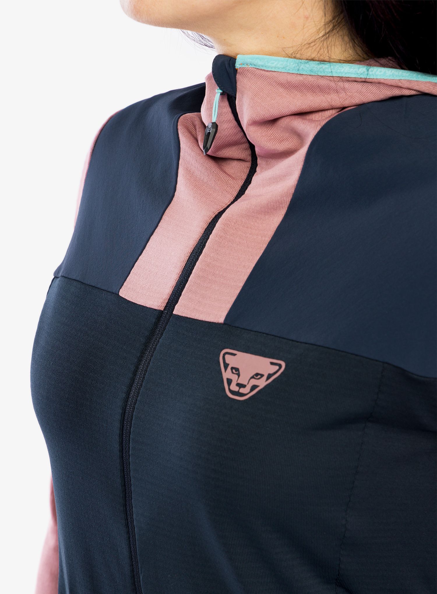 Dámská mikina Dynafit Traverse Ptc Hooded JKT - mokarosa