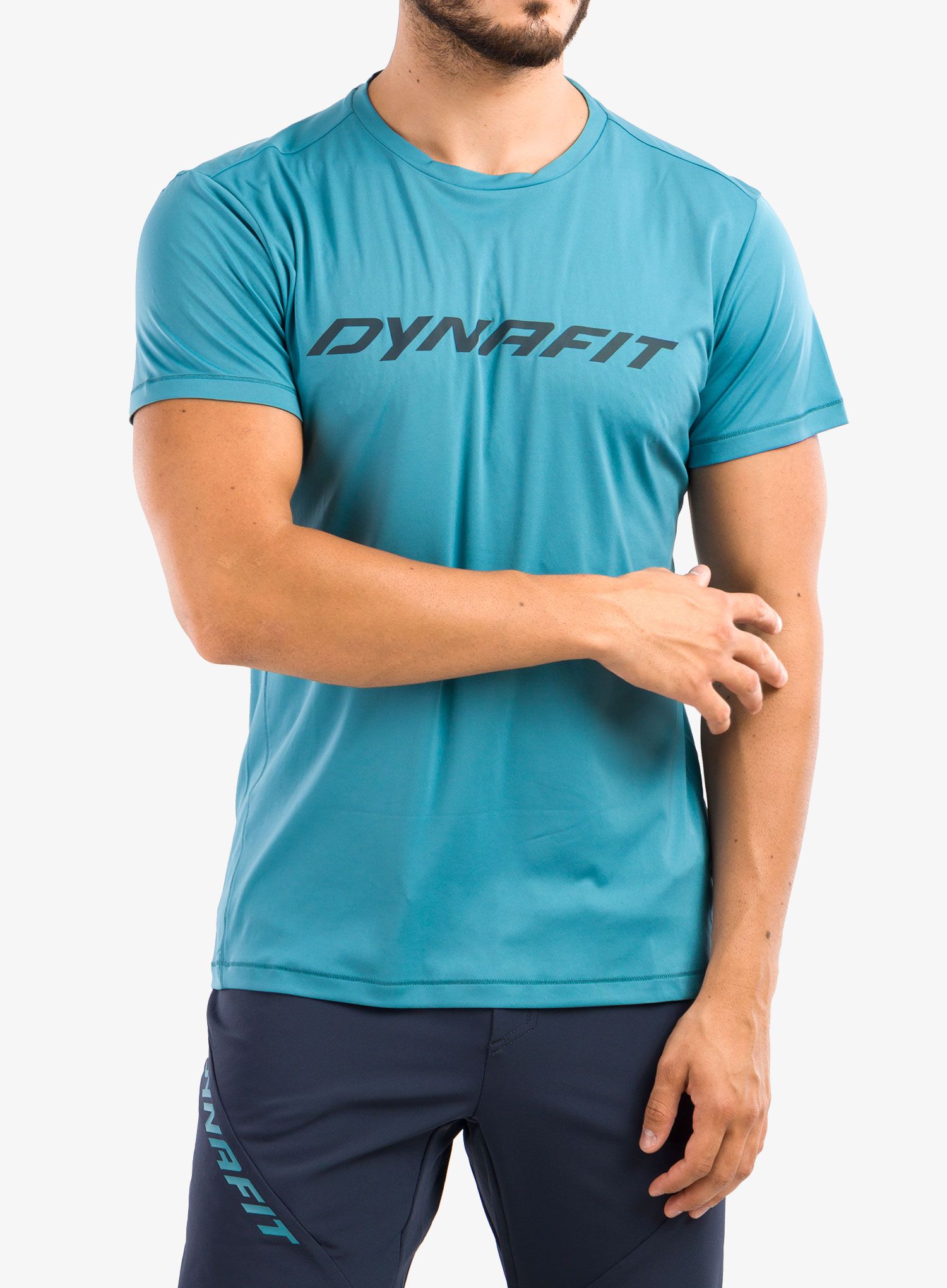 Rychleschnoucí tričko Dynafit Traverse S/S Tee - storm blue