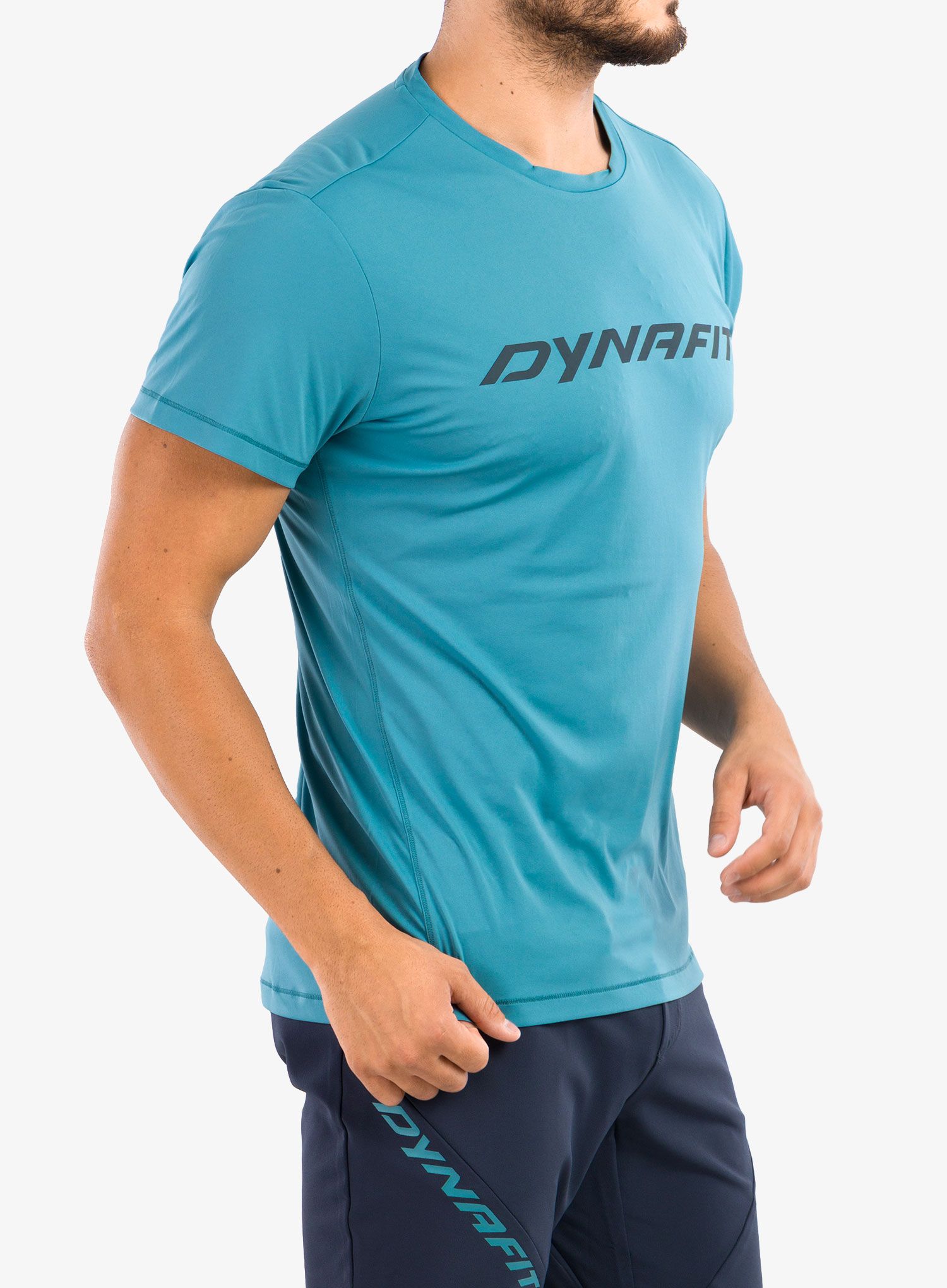 Rychleschnoucí tričko Dynafit Traverse S/S Tee - storm blue