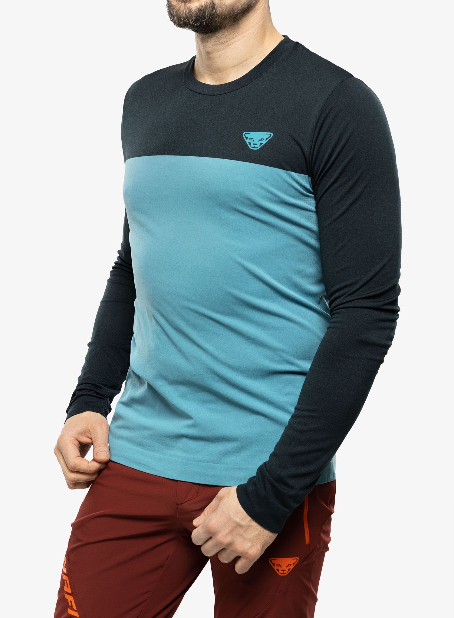 Tričko s dlouhým rukávem Dynafit Traverse S-Tech Longsleeve  - storm blue